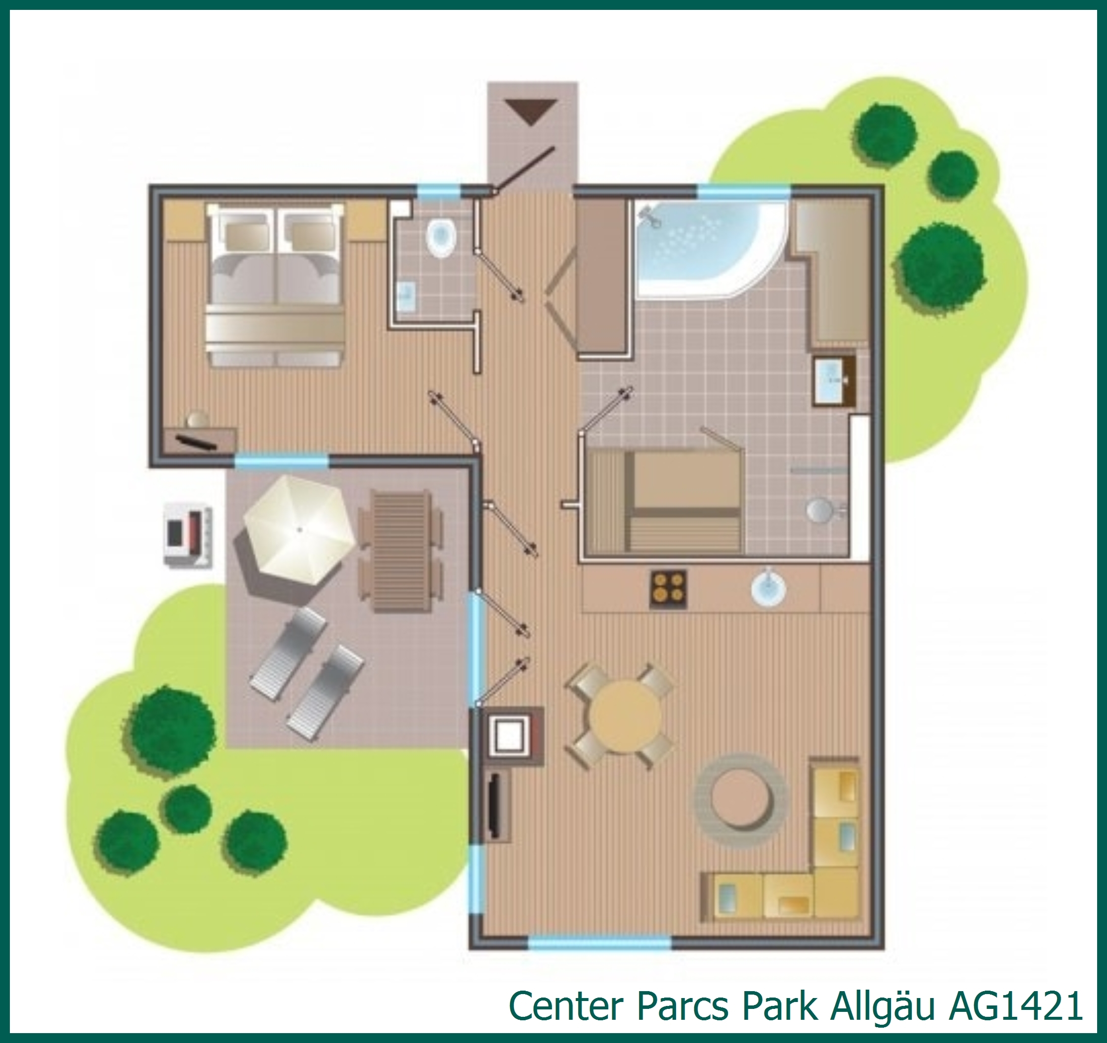 VIP cottage AG1421 in Park Allgäu