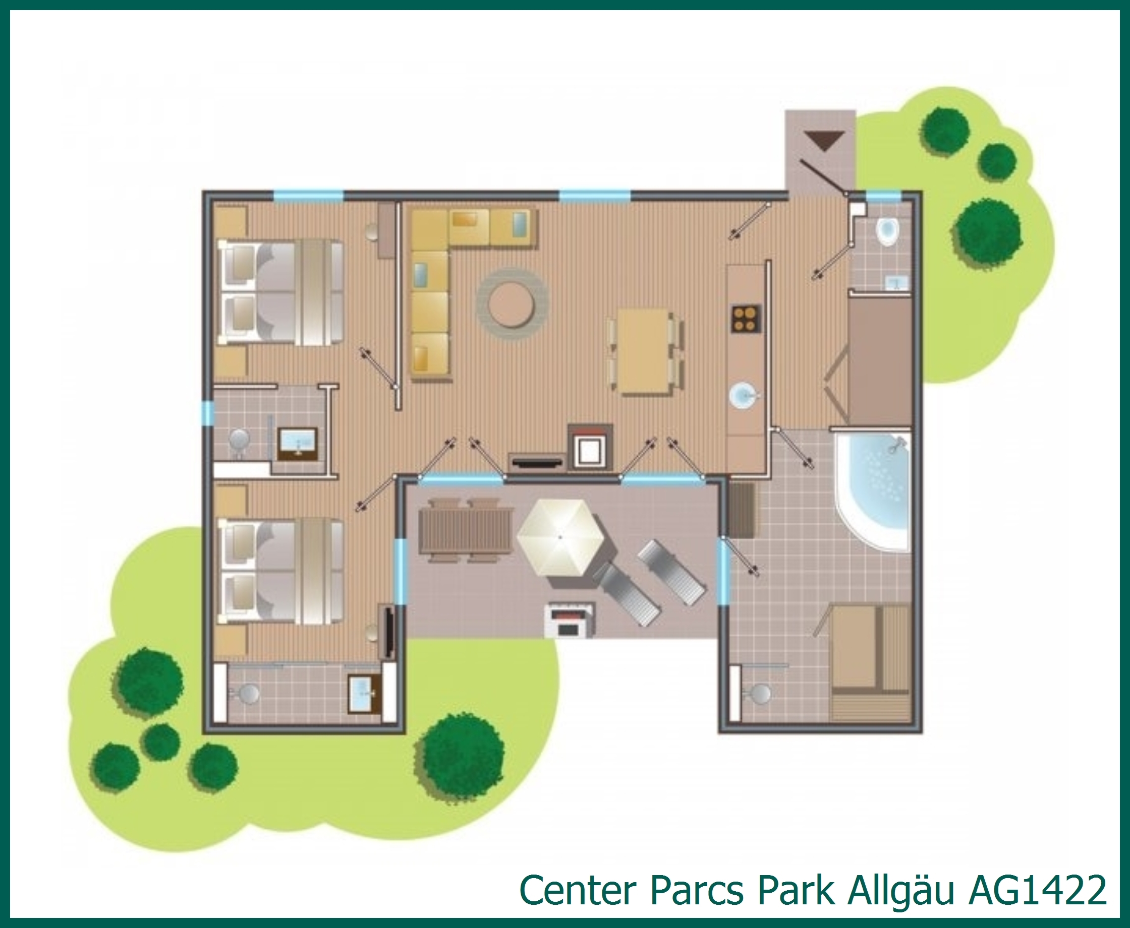 VIP cottage AG1422 in Park Allgäu