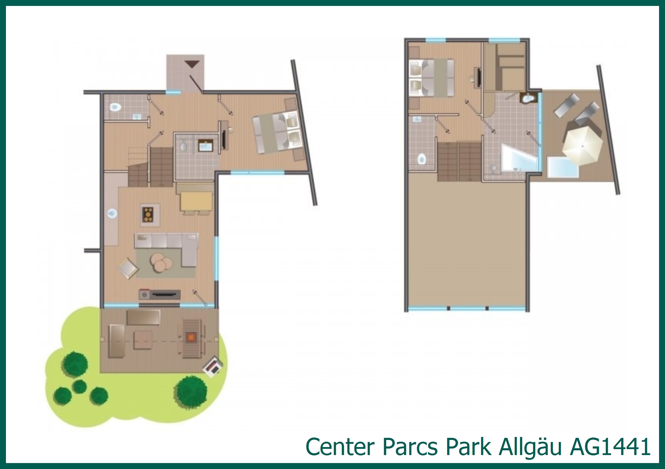 Wellness Exclusive Wellness cottage AG1441 in Park Allgäu