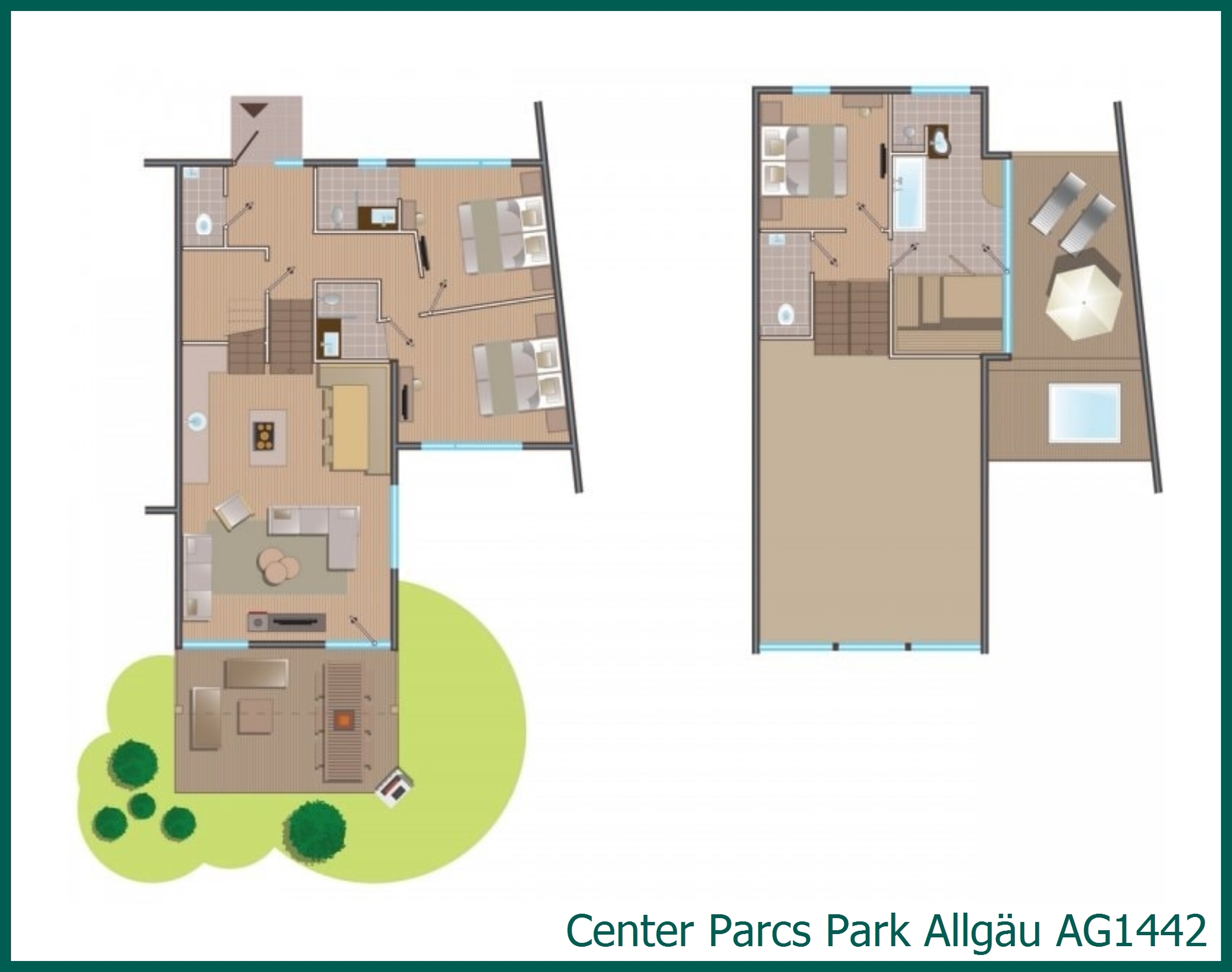 Wellness Exclusive Wellness cottage AG1442 in Park Allgäu
