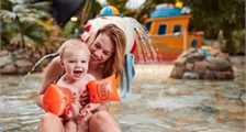 Kikkerbad voor kinderen in Center Parcs Park Allgäu