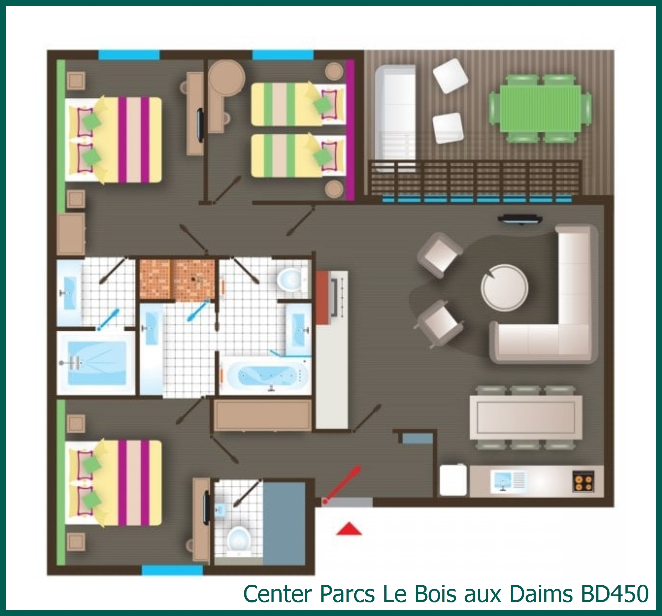 VIP cottage BD450 in Le Bois aux Daims