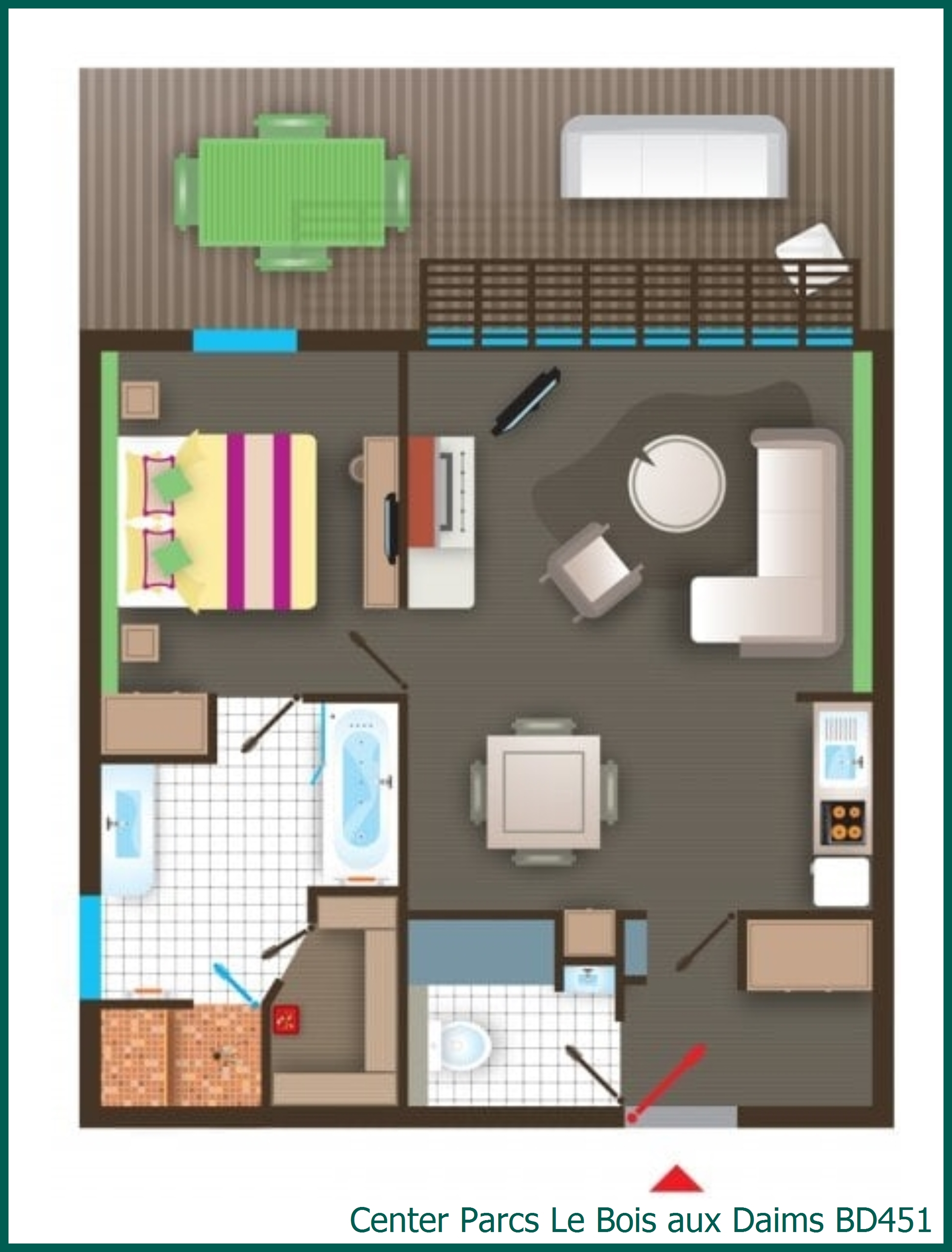 VIP cottage BD451 in Le Bois aux Daims