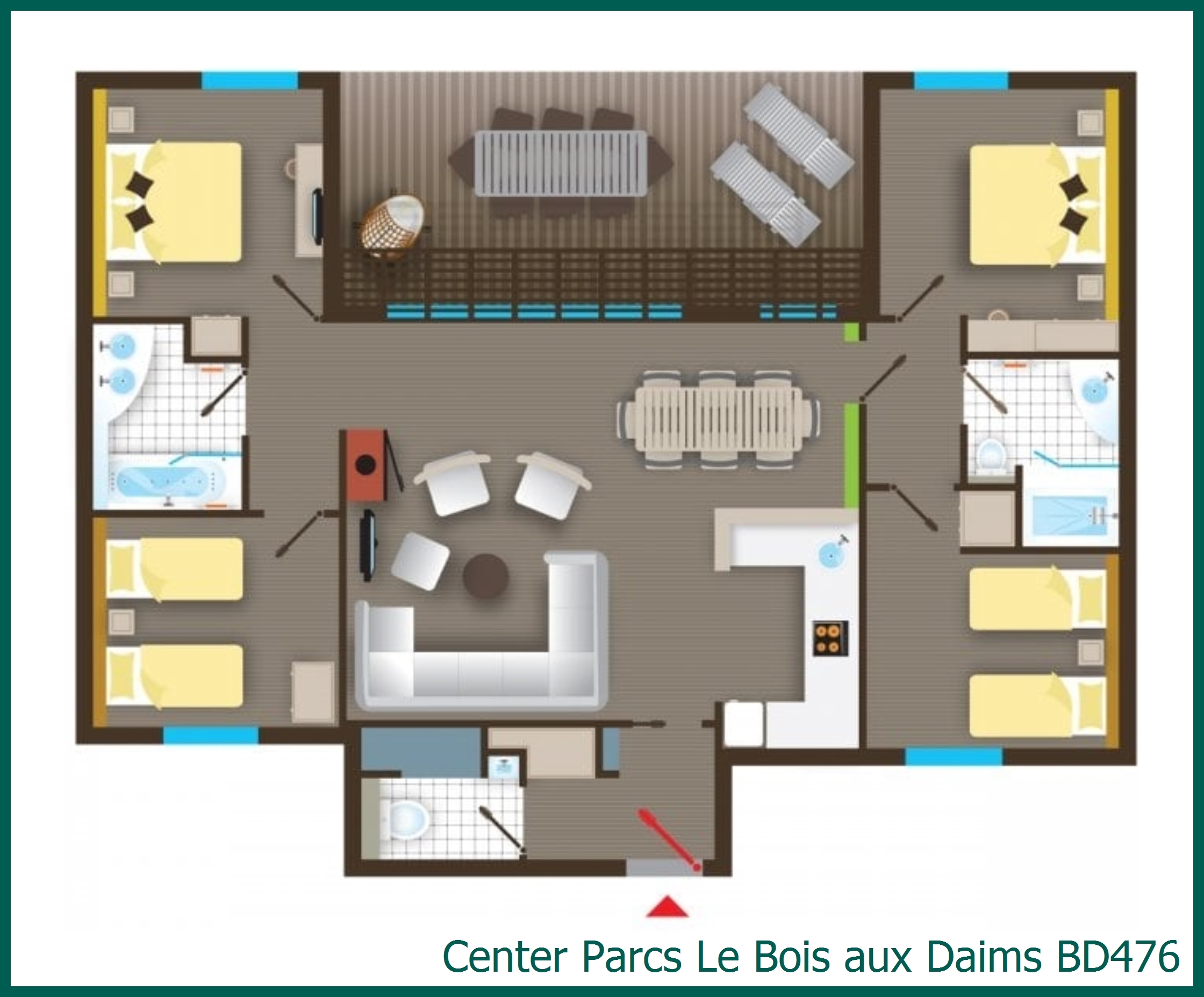 Premium cottage BD476 in Le Bois aux Daims