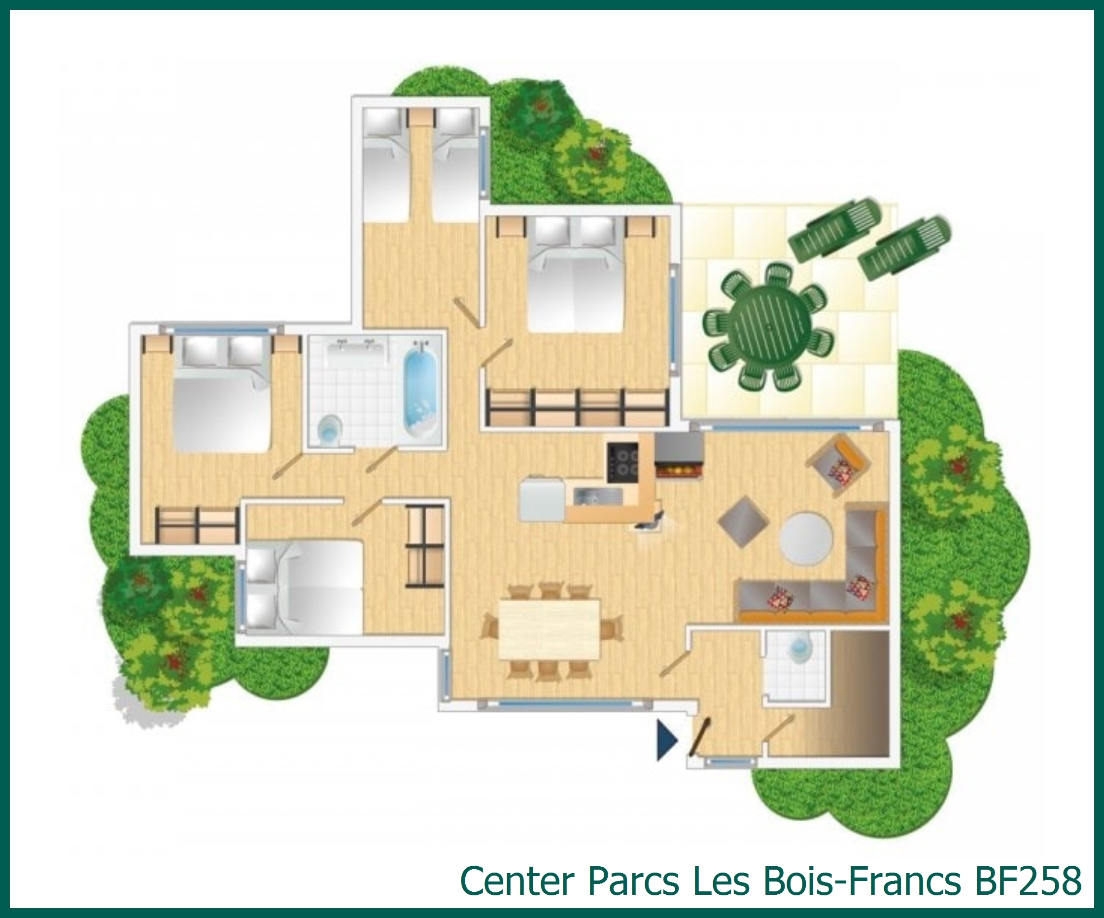 Comfort cottage BF258 in Les Bois-Francs