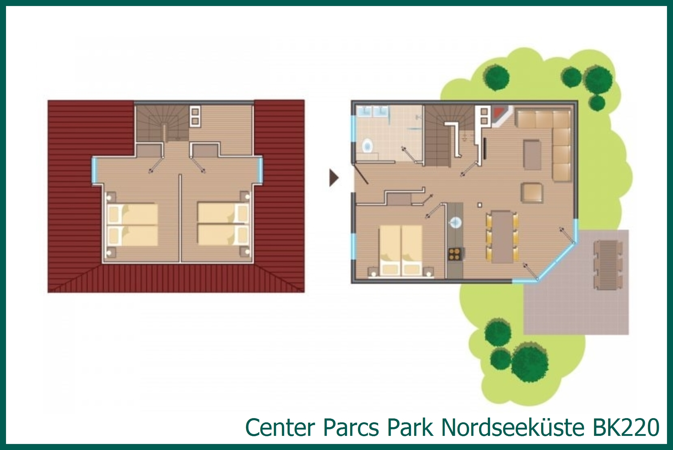 Comfort cottage BK220 in Park Nordseeküste