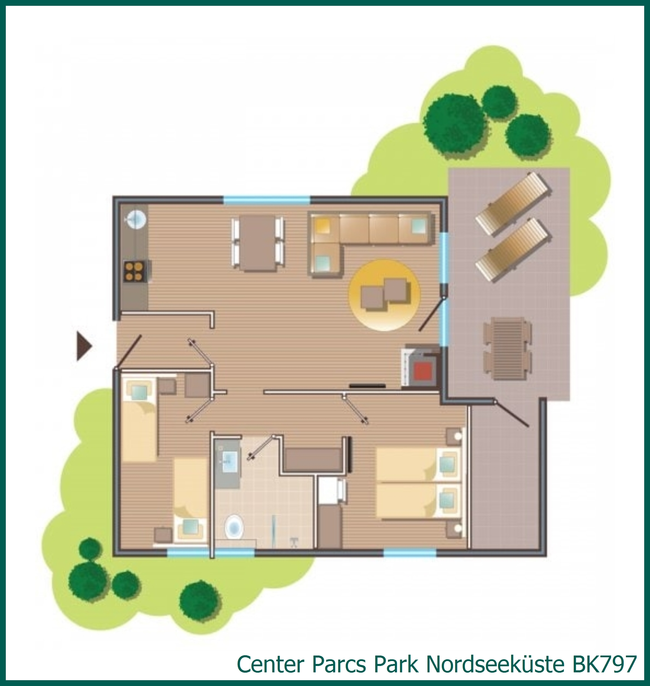Premium cottage BK797 in Park Nordseeküste