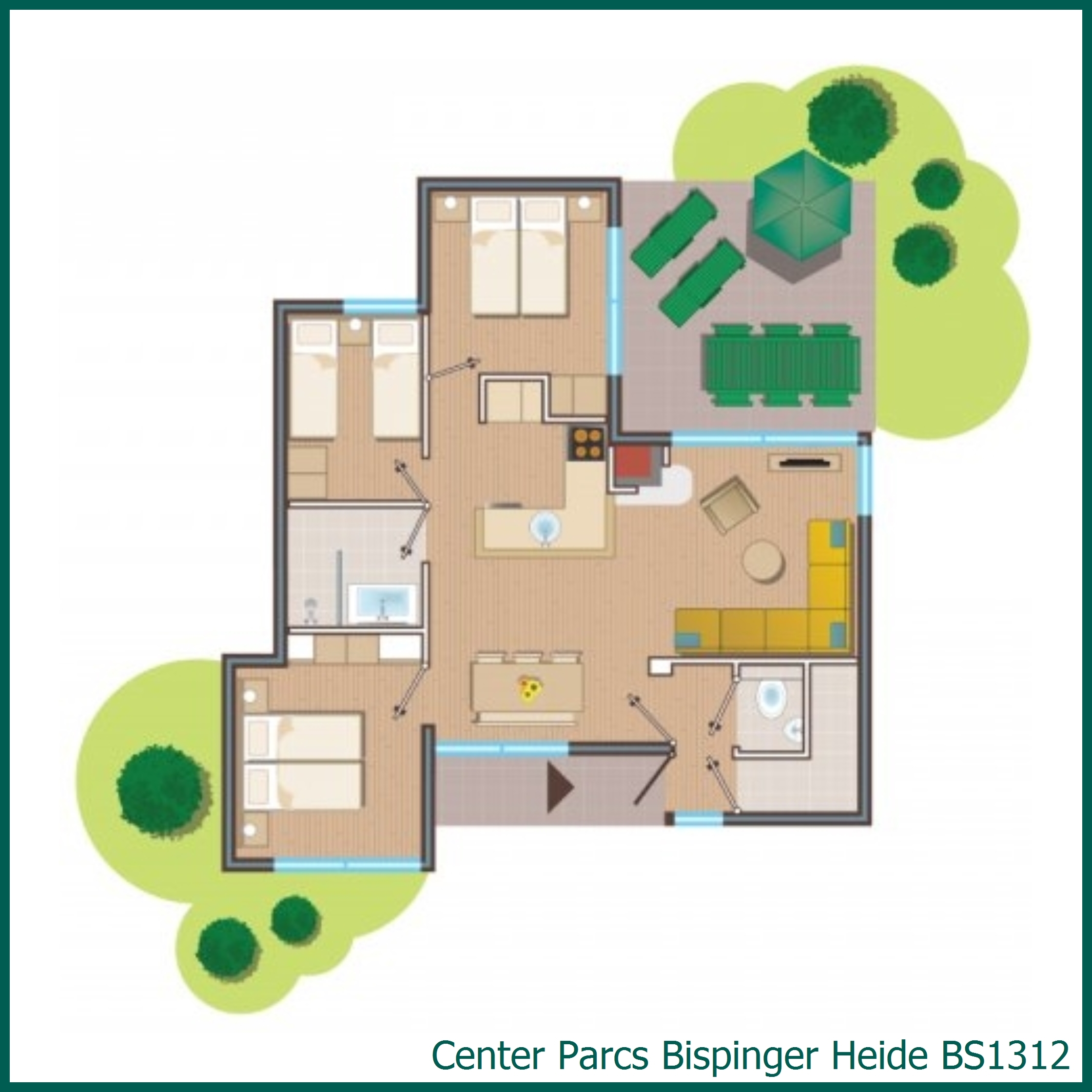 Comfort cottage BS1312 in Bispinger Heide