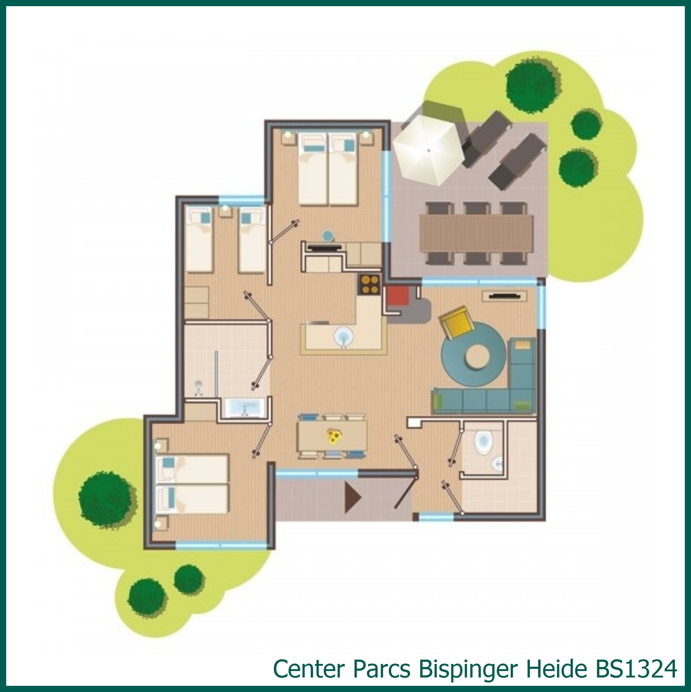 Premium cottage BS1324 in Bispinger Heide