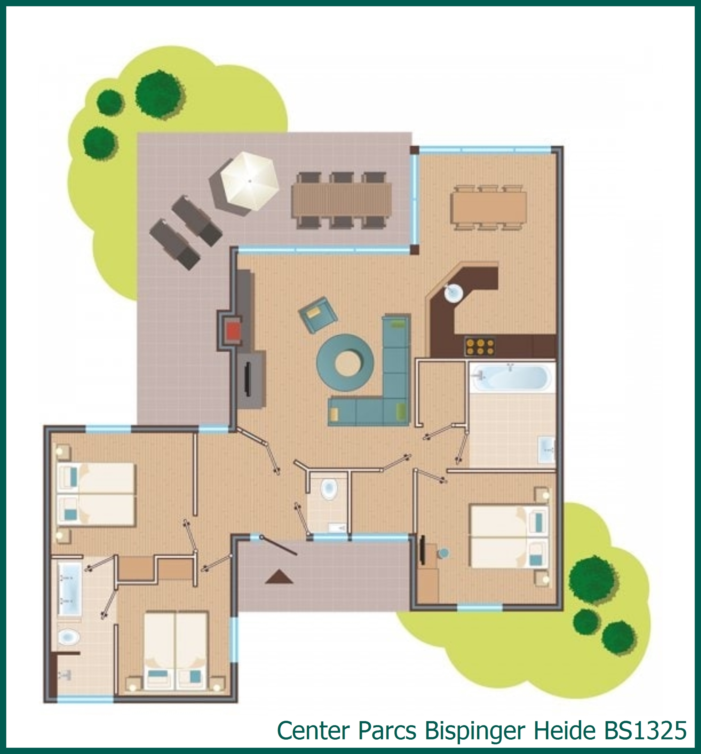 Premium Eden cottage BS1325 in Bispinger Heide