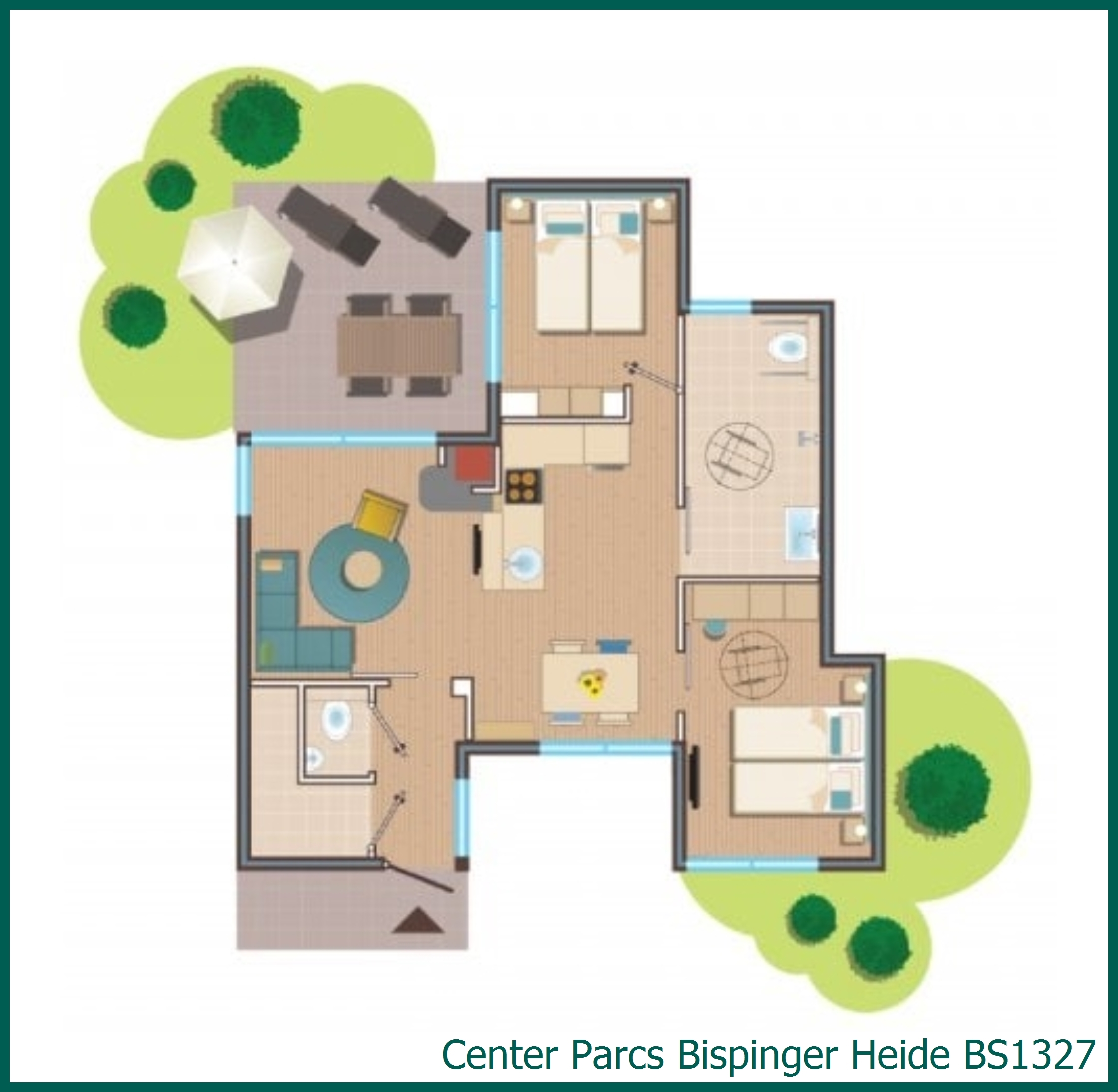 Rolstoelvriendelijk Premium cottage BS1327 in Bispinger Heide