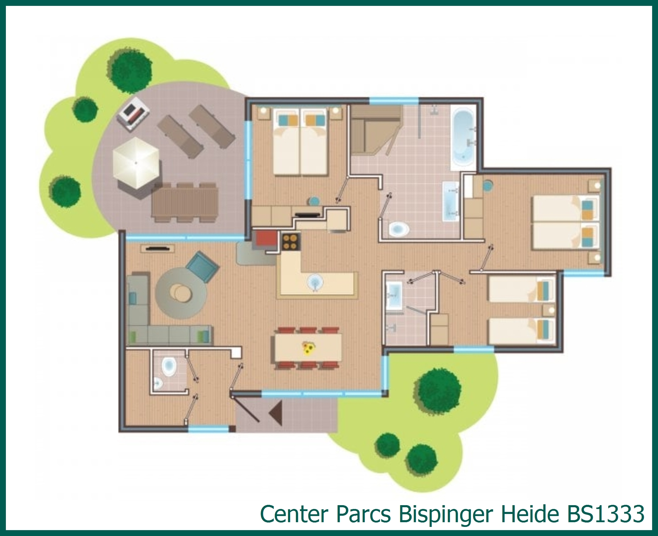 VIP cottage BS1333 in Bispinger Heide