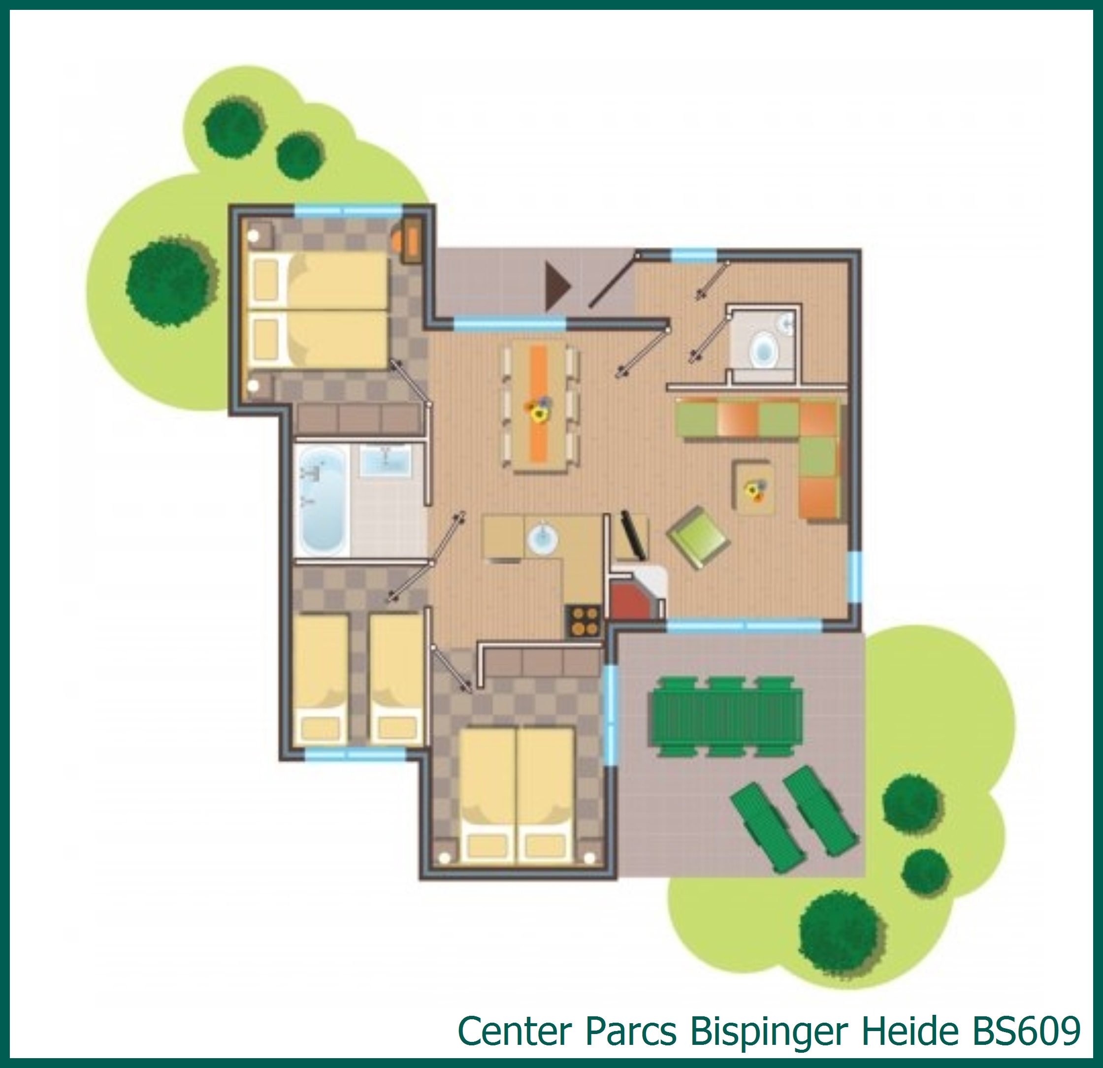 Comfort cottage BS609 in Bispinger Heide