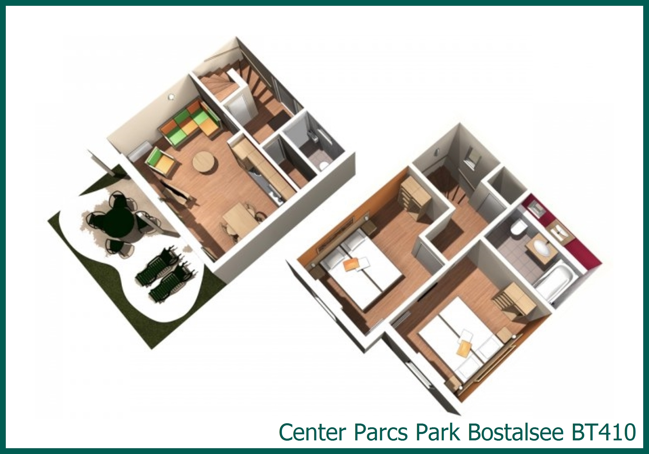 Comfort cottage BT410 in Park Bostalsee