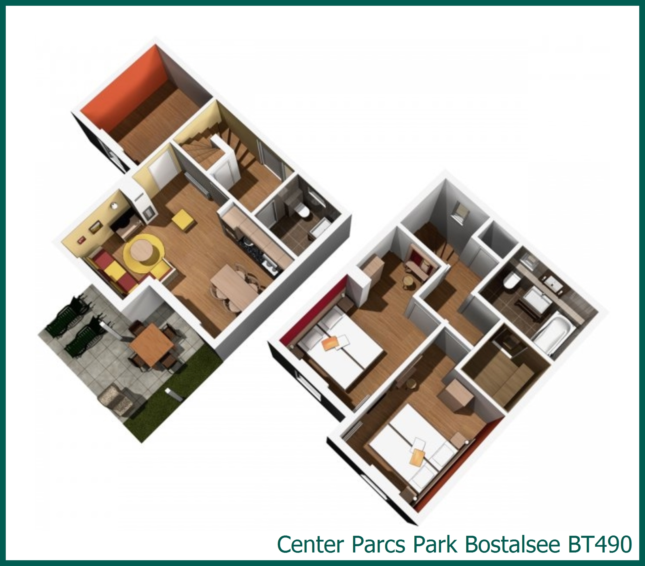 VIP cottage BT490 in Park Bostalsee