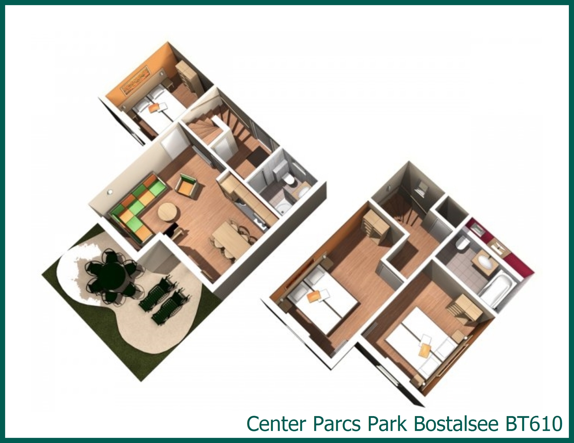 Comfort cottage BT610 in Park Bostalsee