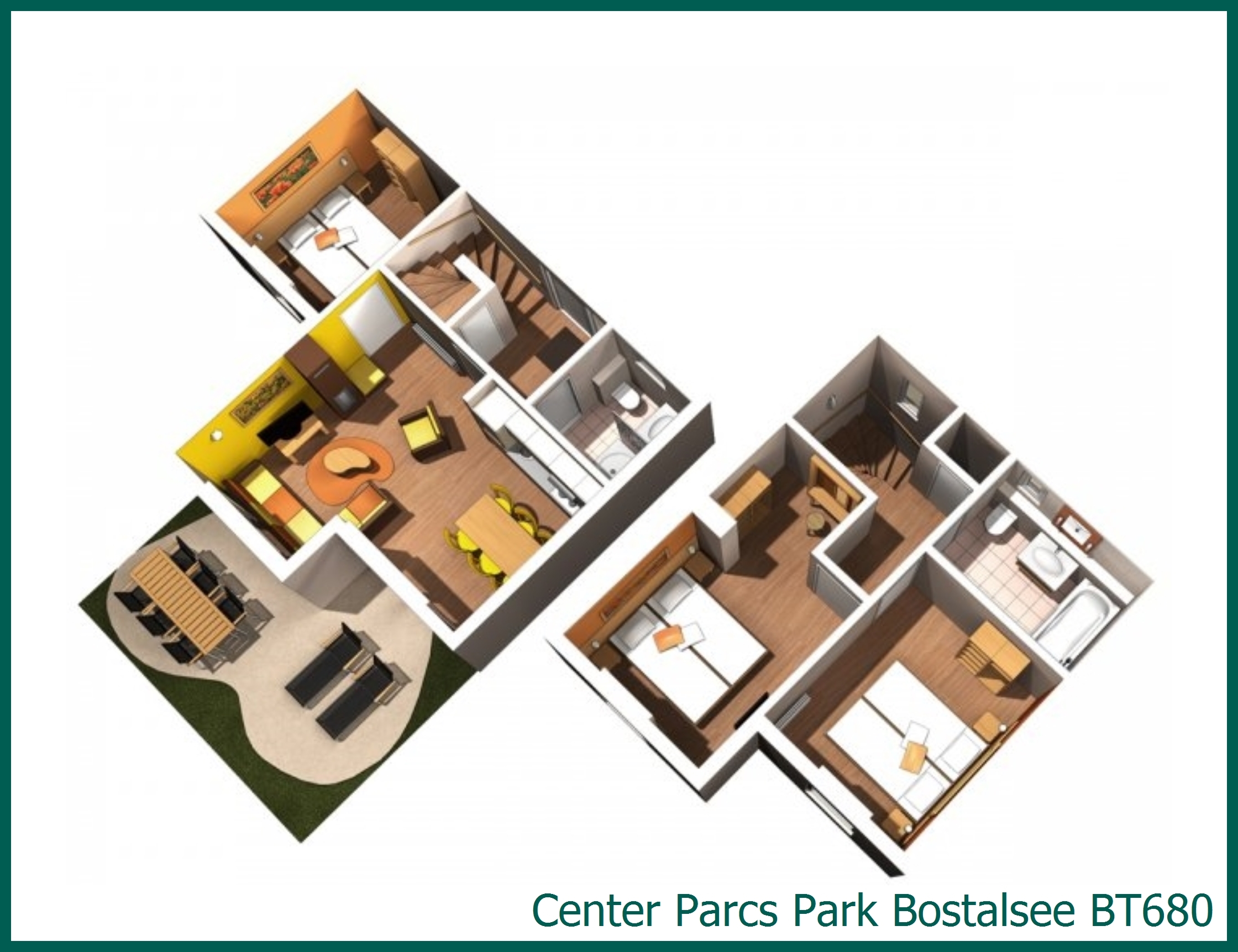 Premium cottage BT680 in Park Bostalsee