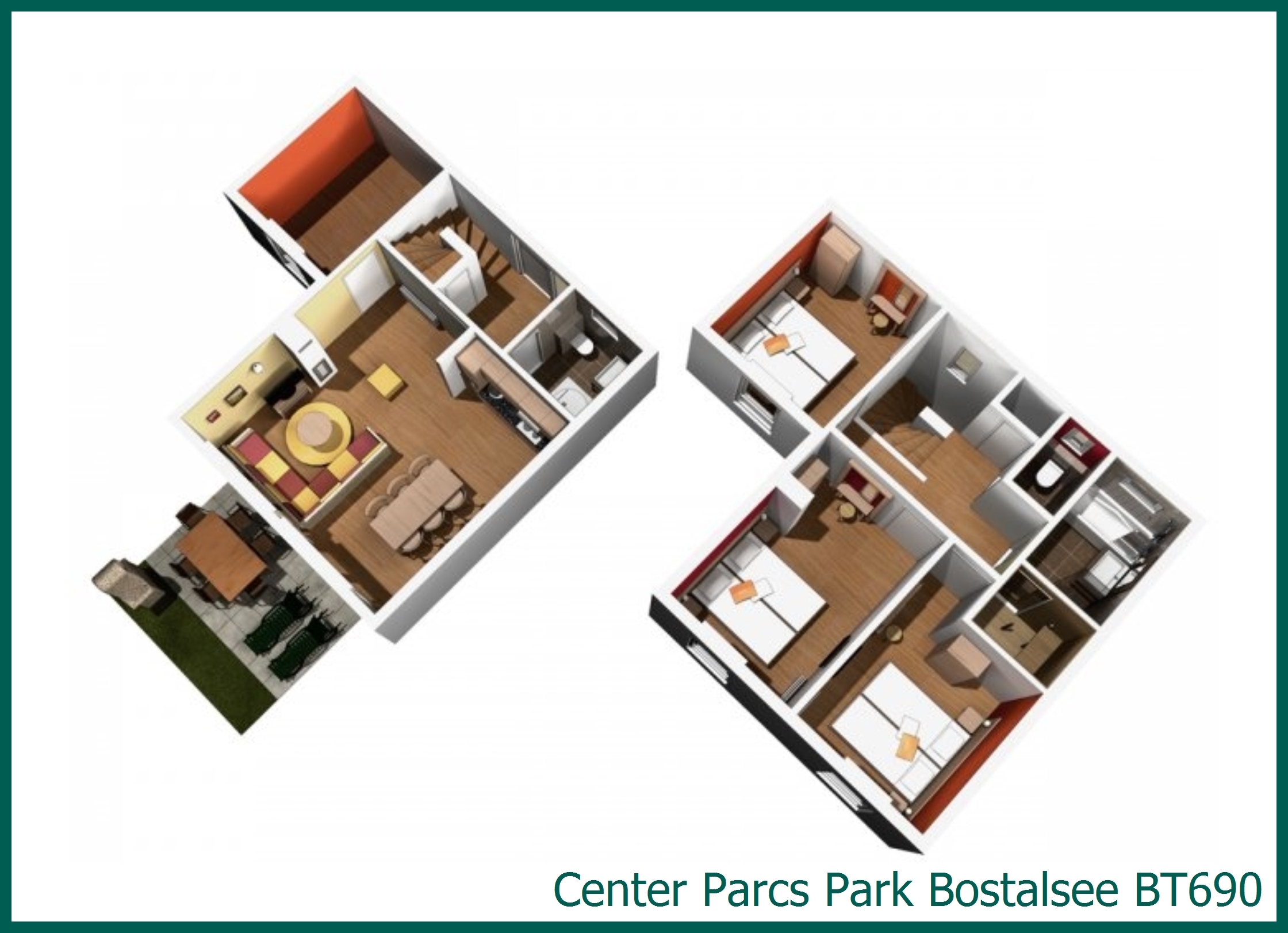 VIP cottage BT690 in Park Bostalsee