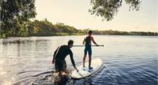 Stand Up Paddling in Center Parcs Park Bostalsee