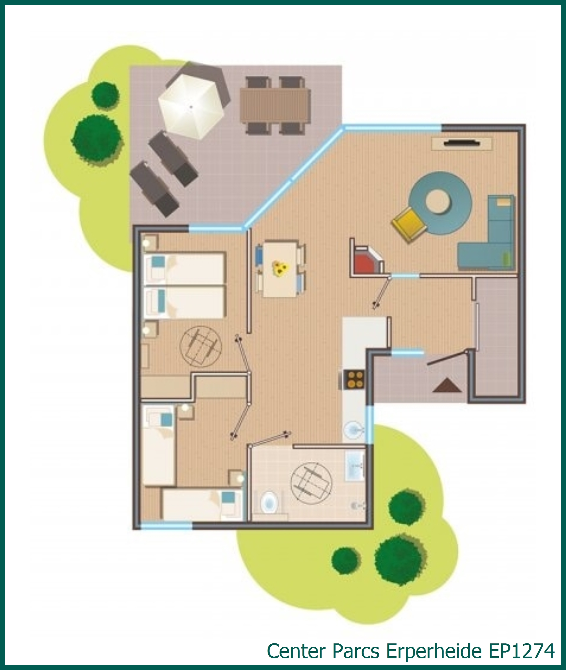 Rolstoelvriendelijk Premium cottage EP1274 in Erperheide