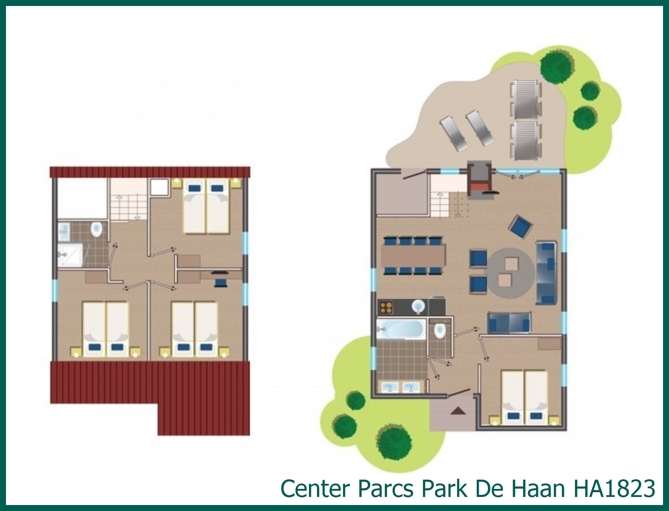 Premium cottage HA1823 in Park De Haan