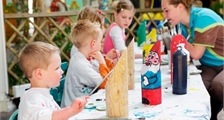 Kids Workshop: Tuinkabouter verven in Center Parcs Park De Haan