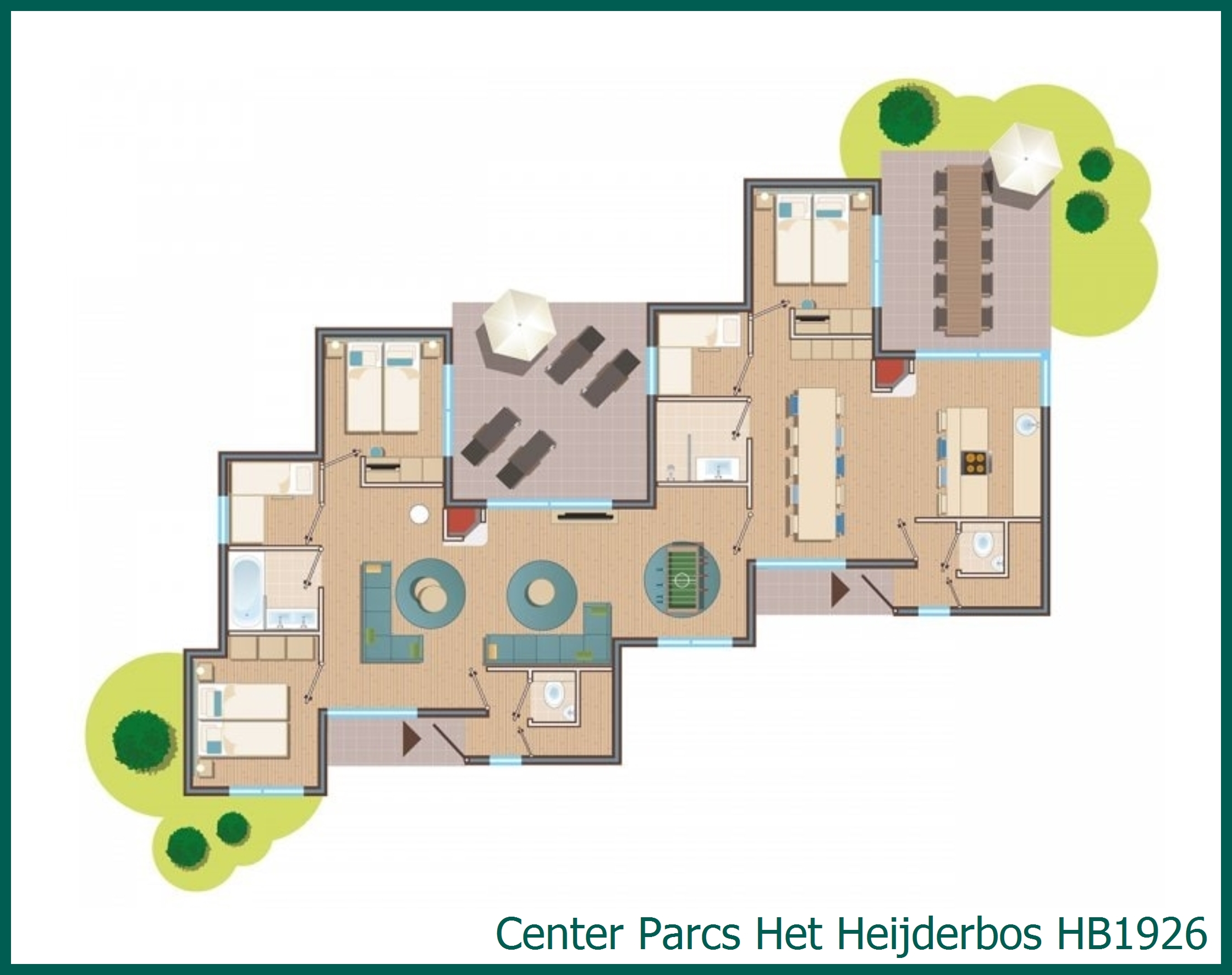 Premium cottage HB1926 in Het Heijderbos