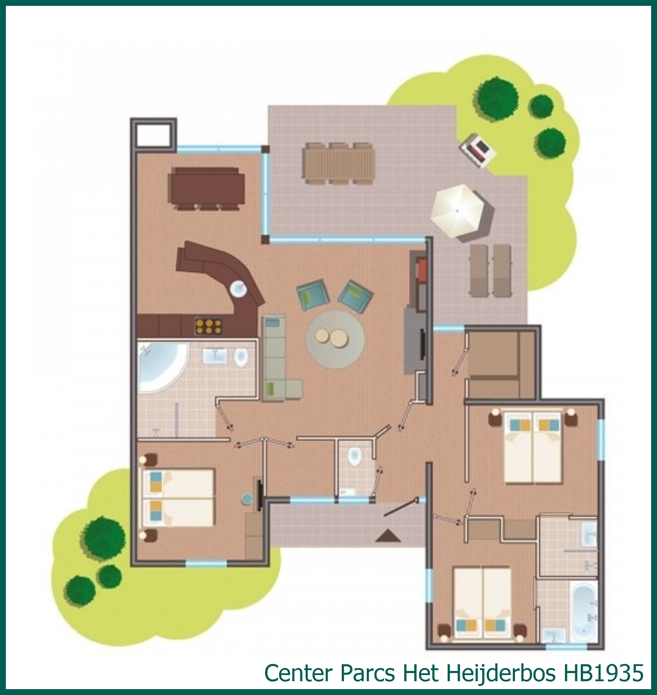 VIP Eden cottage HB1935 in Het Heijderbos