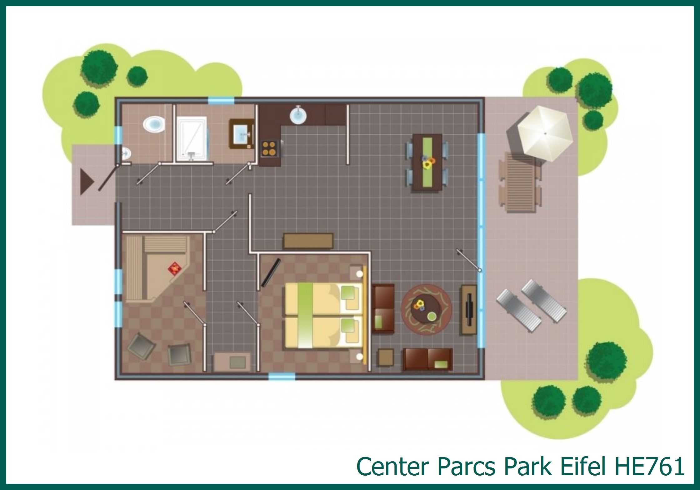 Bungalow HE761 in Park Eifel