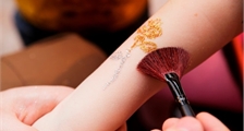Glitter Tattoo in Center Parcs Park Eifel