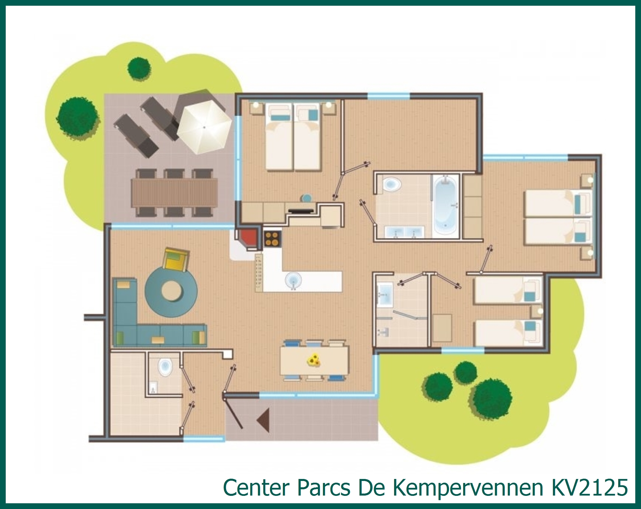 Premium cottage KV2125 in De Kempervennen