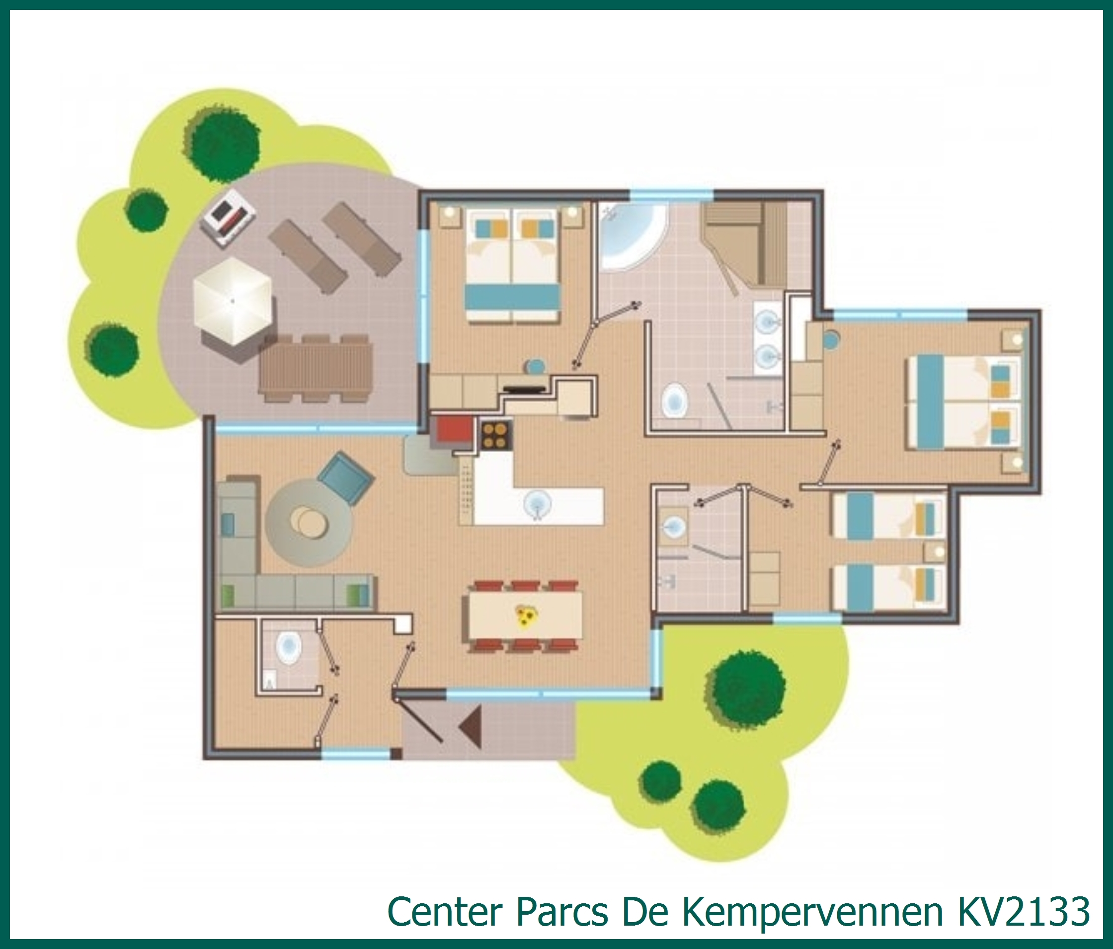 VIP cottage KV2133 in De Kempervennen