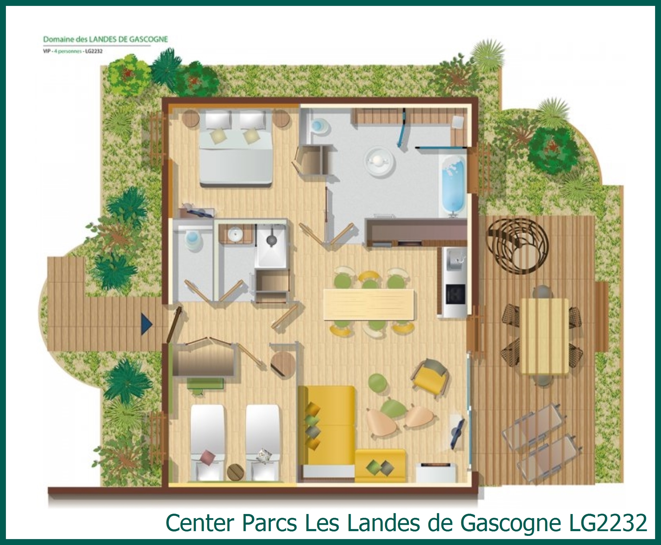 VIP cottage LG2232 in Les Landes de Gascogne