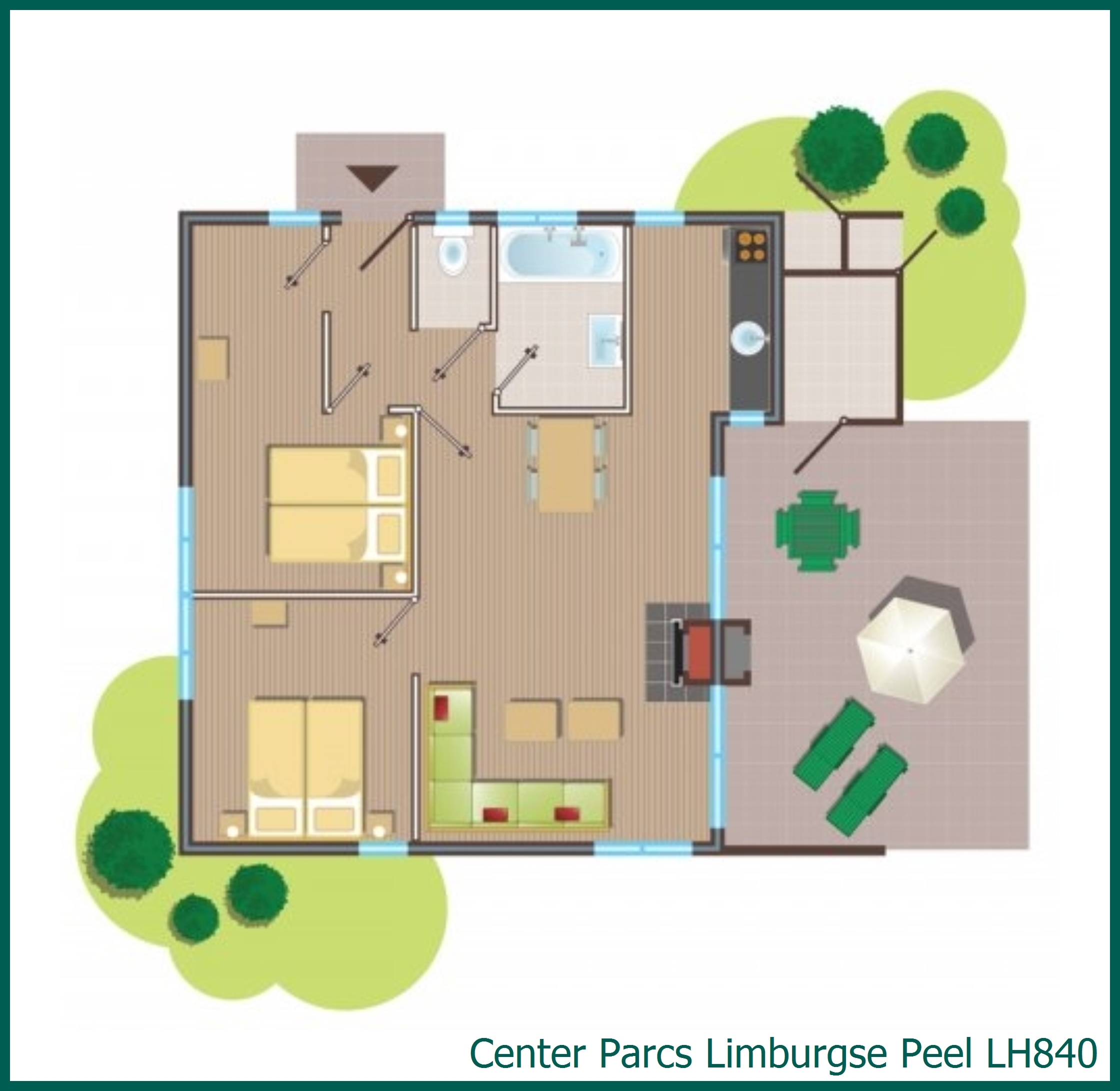Comfort cottage LH840 in Limburgse Peel