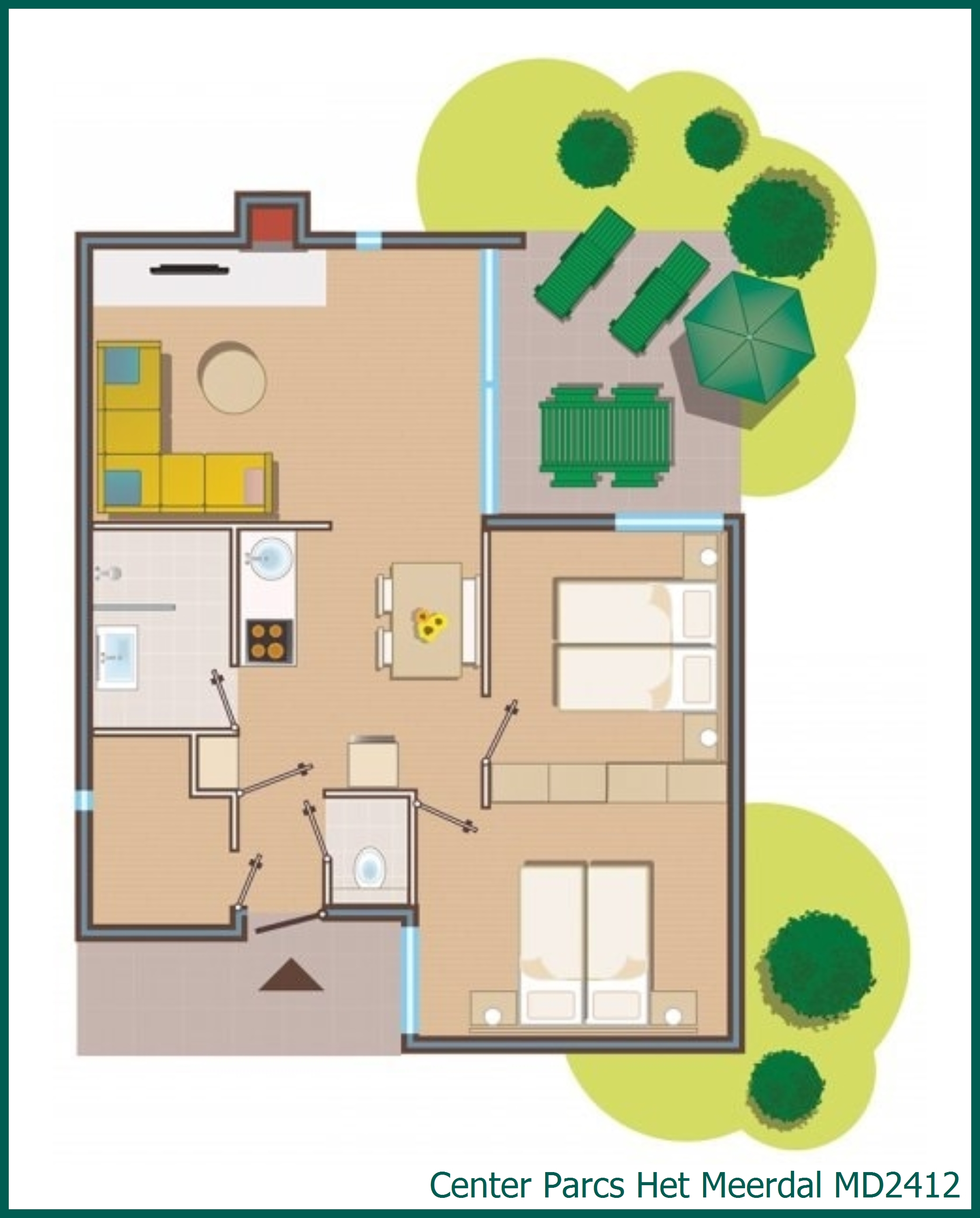 Comfort cottage MD2412 in Het Meerdal