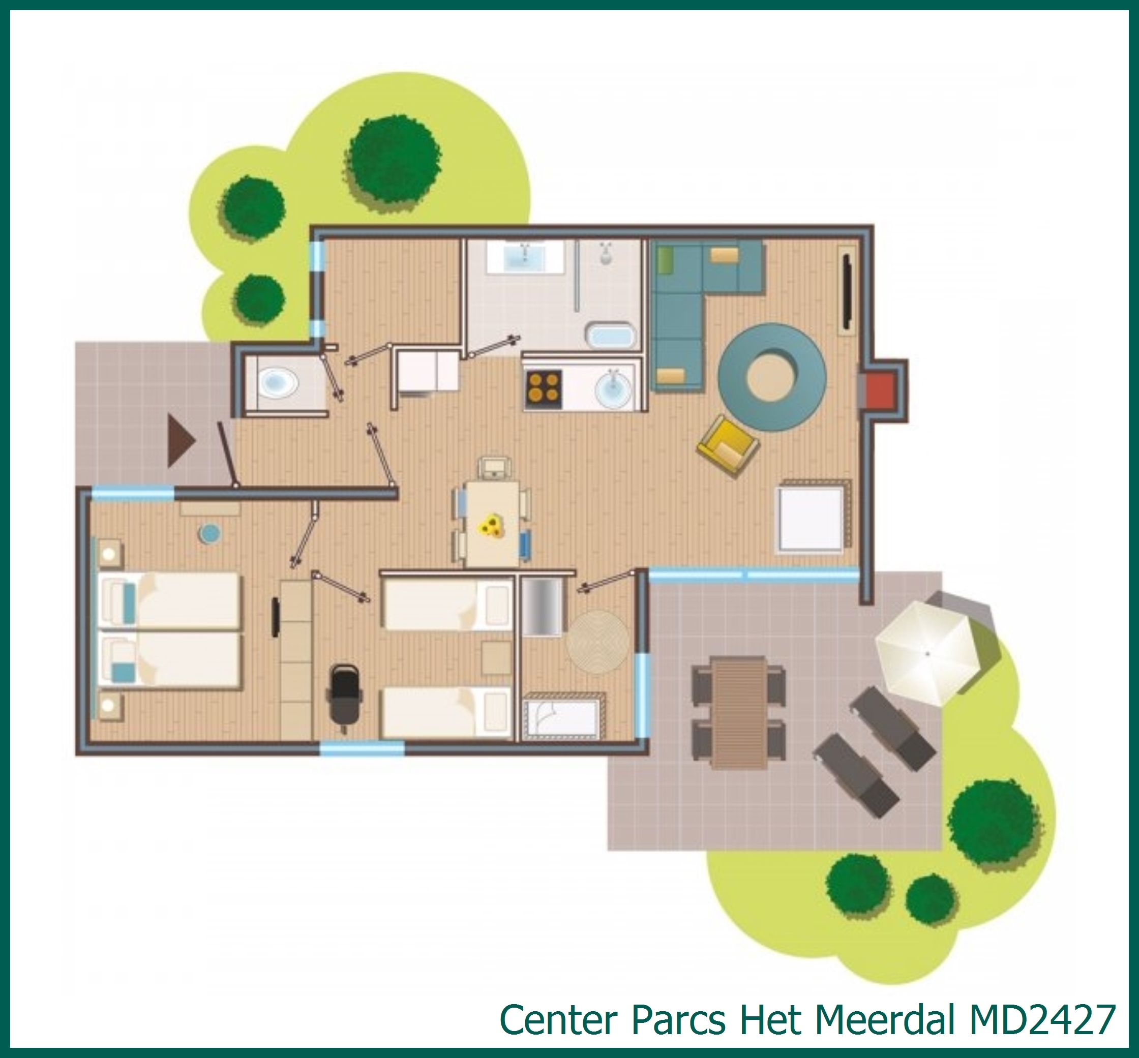 Premium Baby cottage MD2427 in Het Meerdal