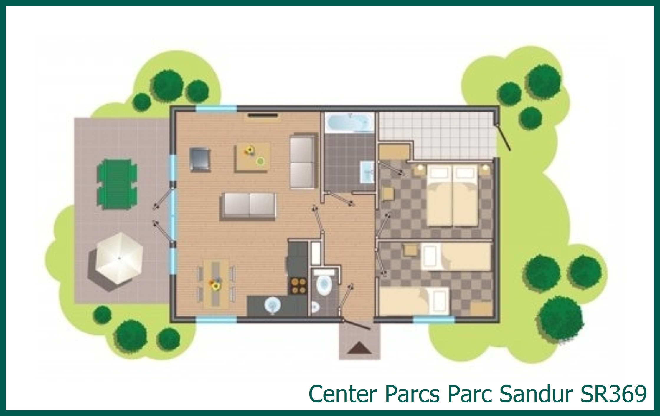 Comfort cottage SR369 in Parc Sandur