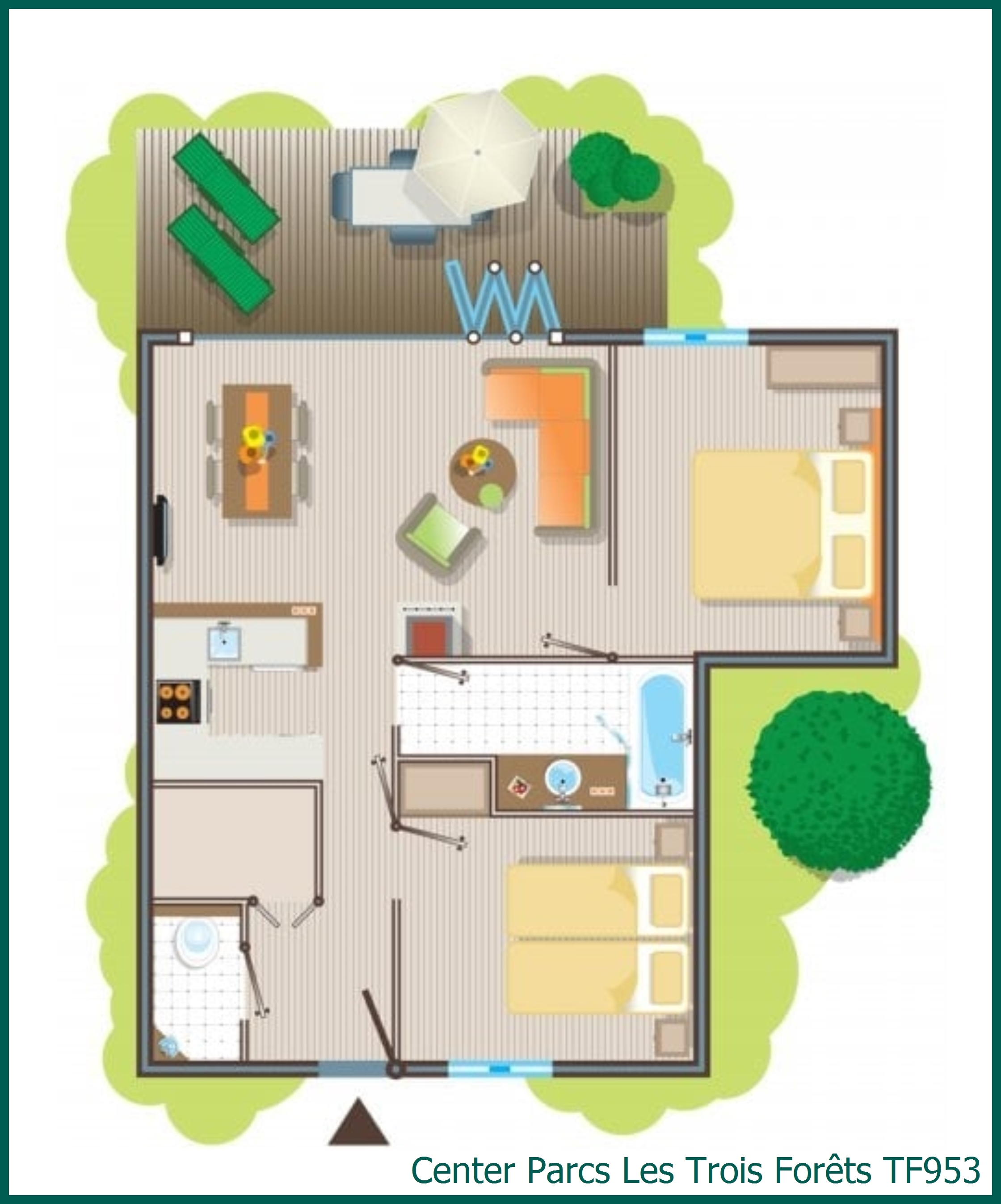 Comfort cottage TF953 in Les Trois Forêts
