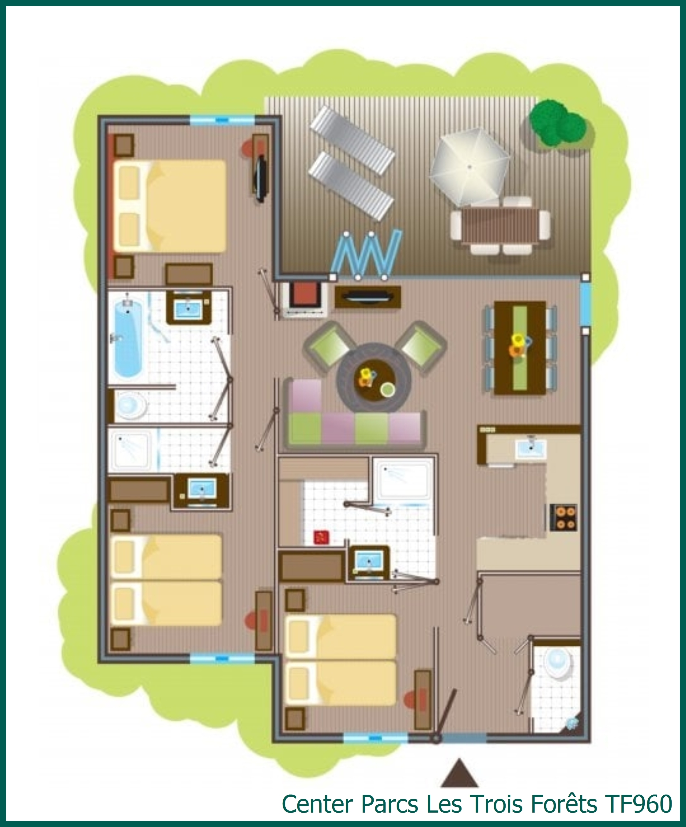 VIP cottage TF960 in Les Trois Forêts