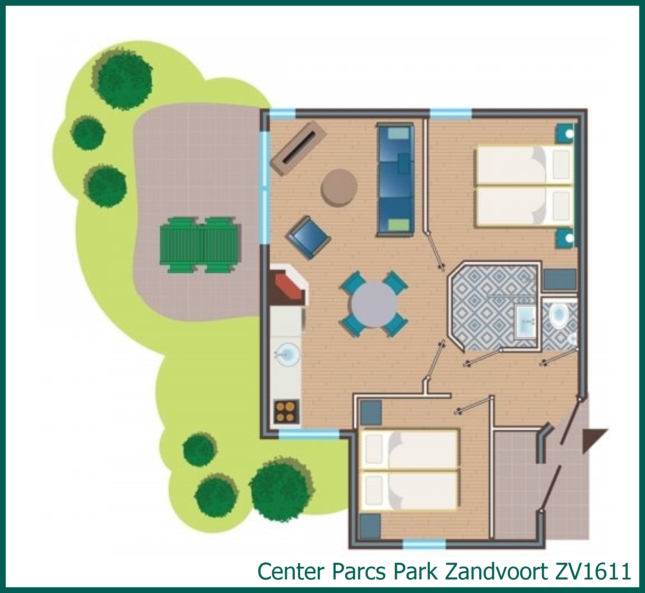 Comfort cottage ZV1611 in Park Zandvoort