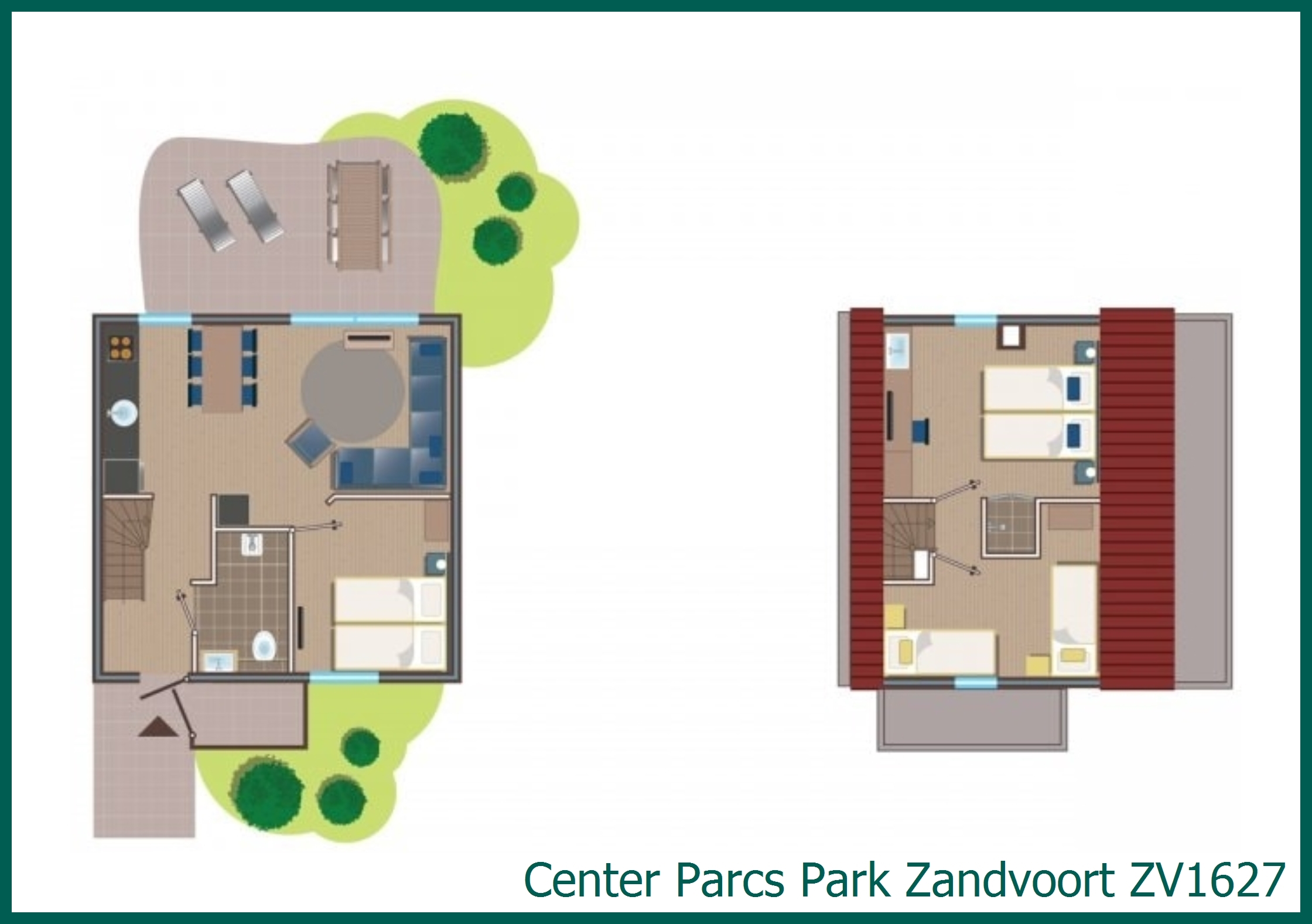 Rolstoelvriendelijk Premium cottage ZV1627 in Park Zandvoort