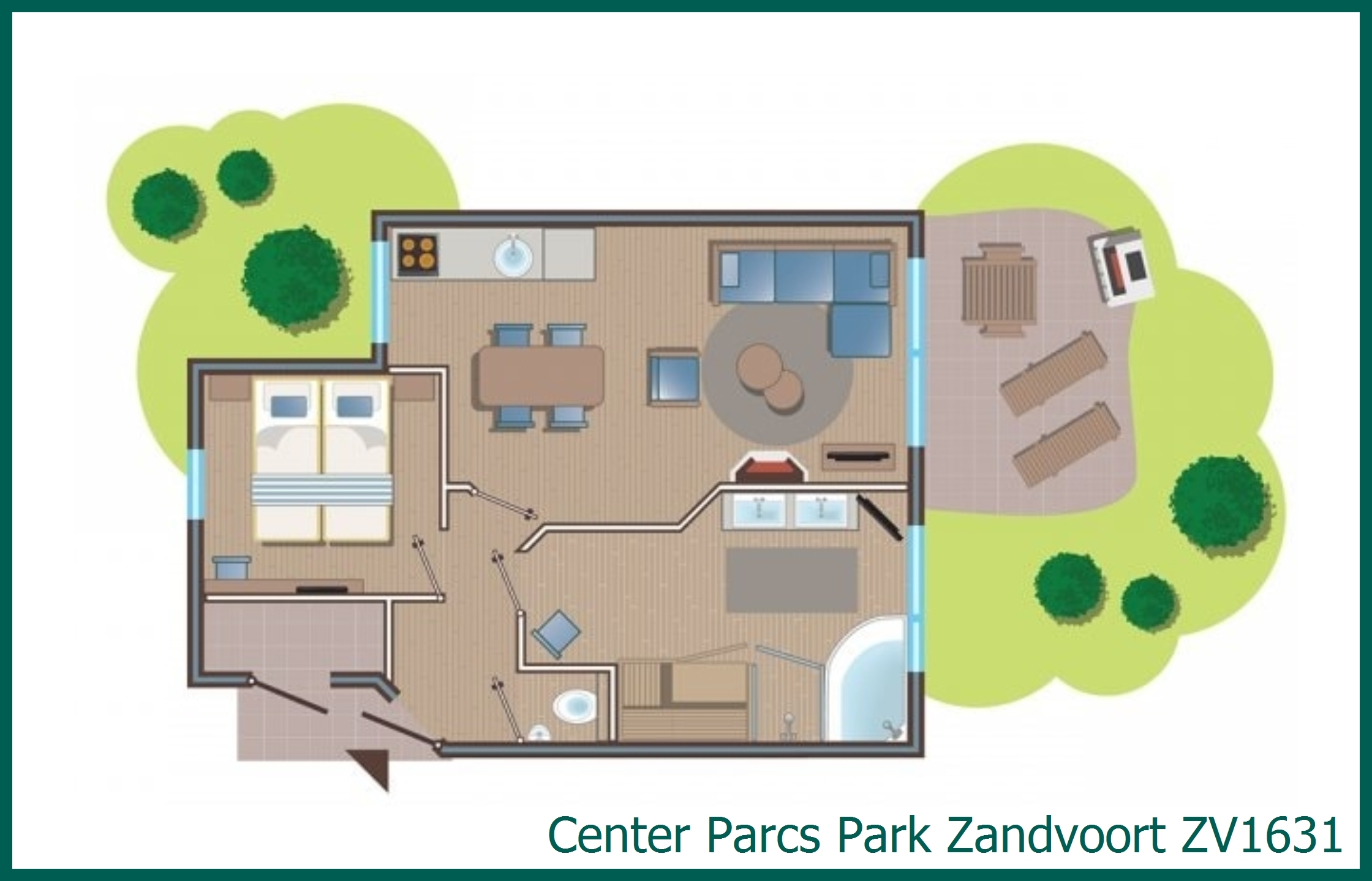VIP cottage ZV1631 in Park Zandvoort