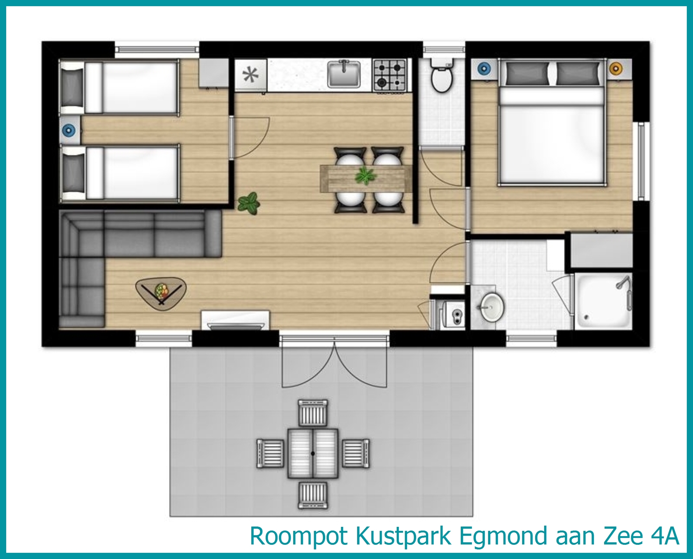 Chalet 4A 4A in Kustpark Egmond aan Zee