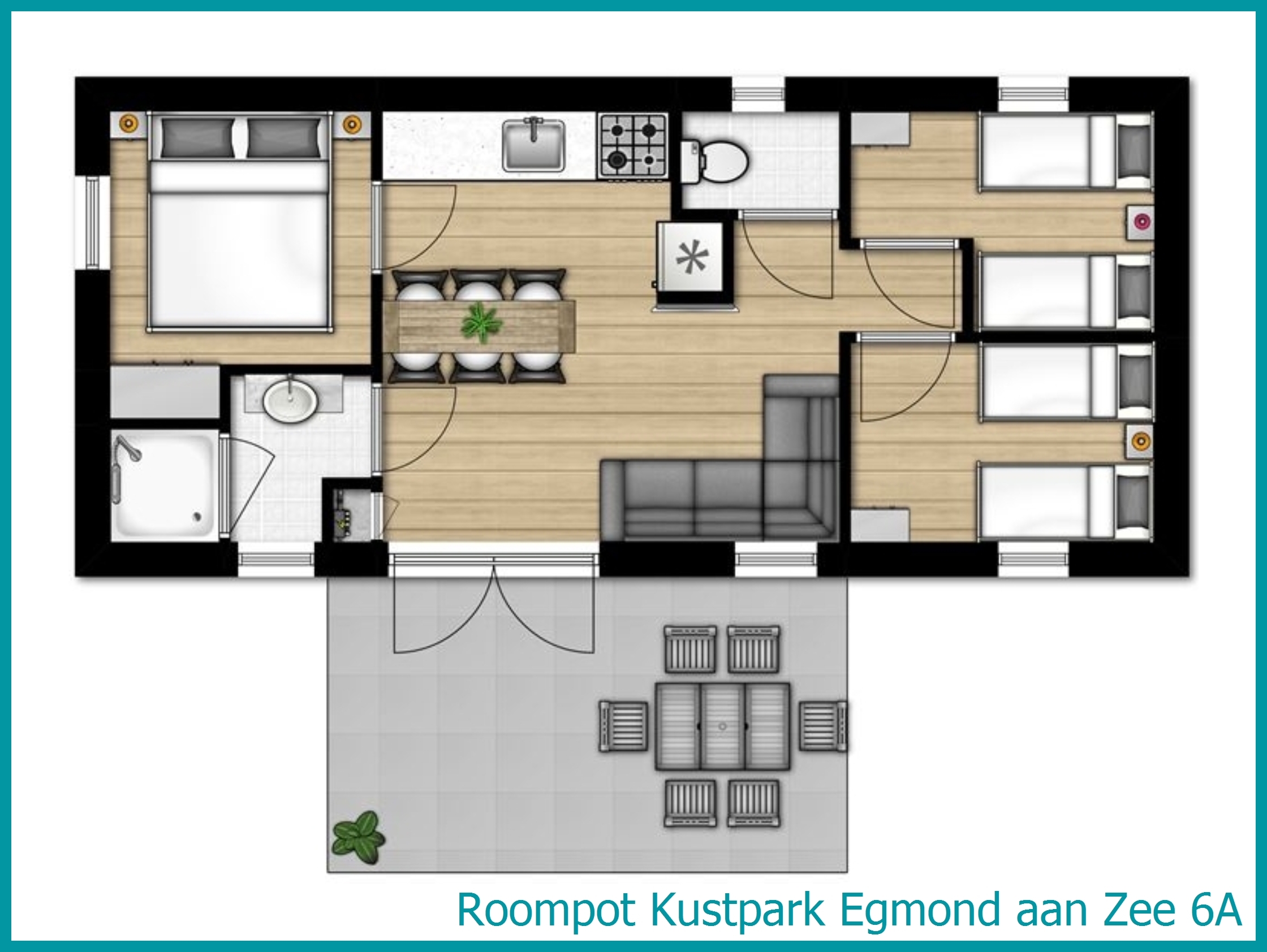 Chalet 6A 6A in Kustpark Egmond aan Zee