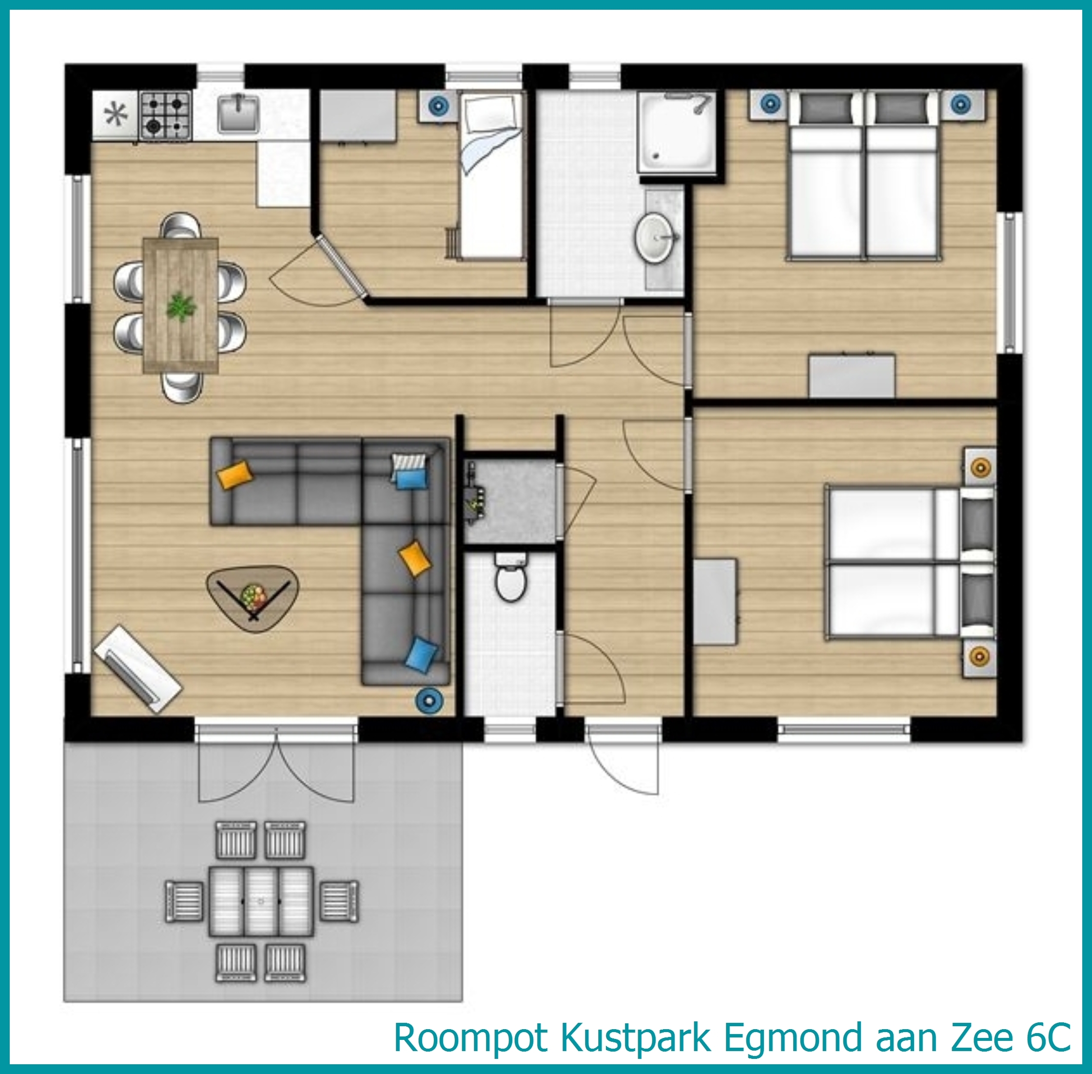 Chalet 6C 6C in Kustpark Egmond aan Zee