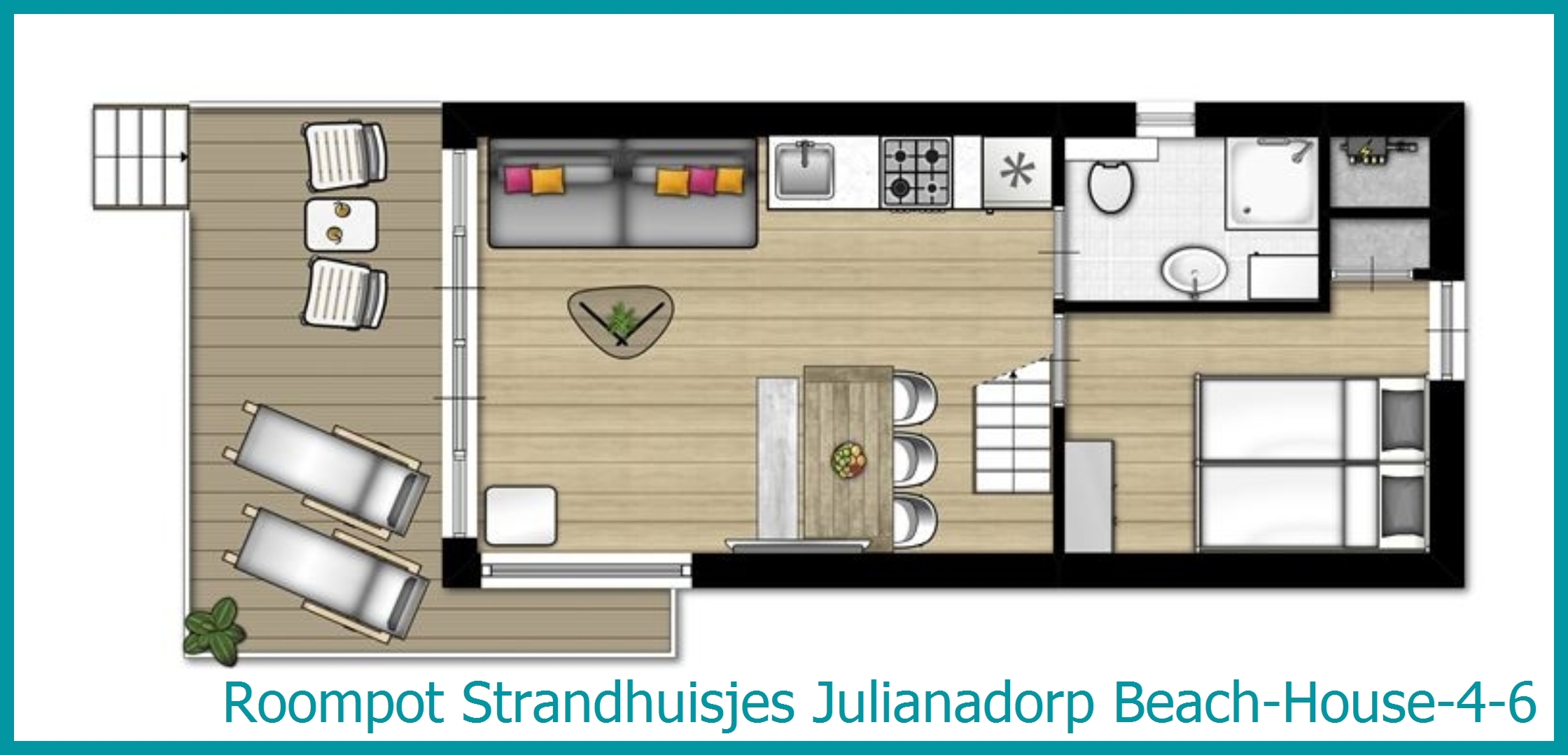 Beach House 4-6 Beach-House-4-6 in Strandhuisjes Julianadorp