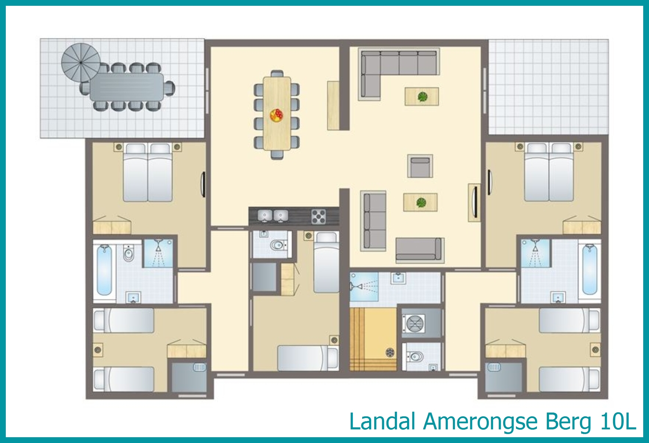 10-persoons woning 10L in Amerongse Berg