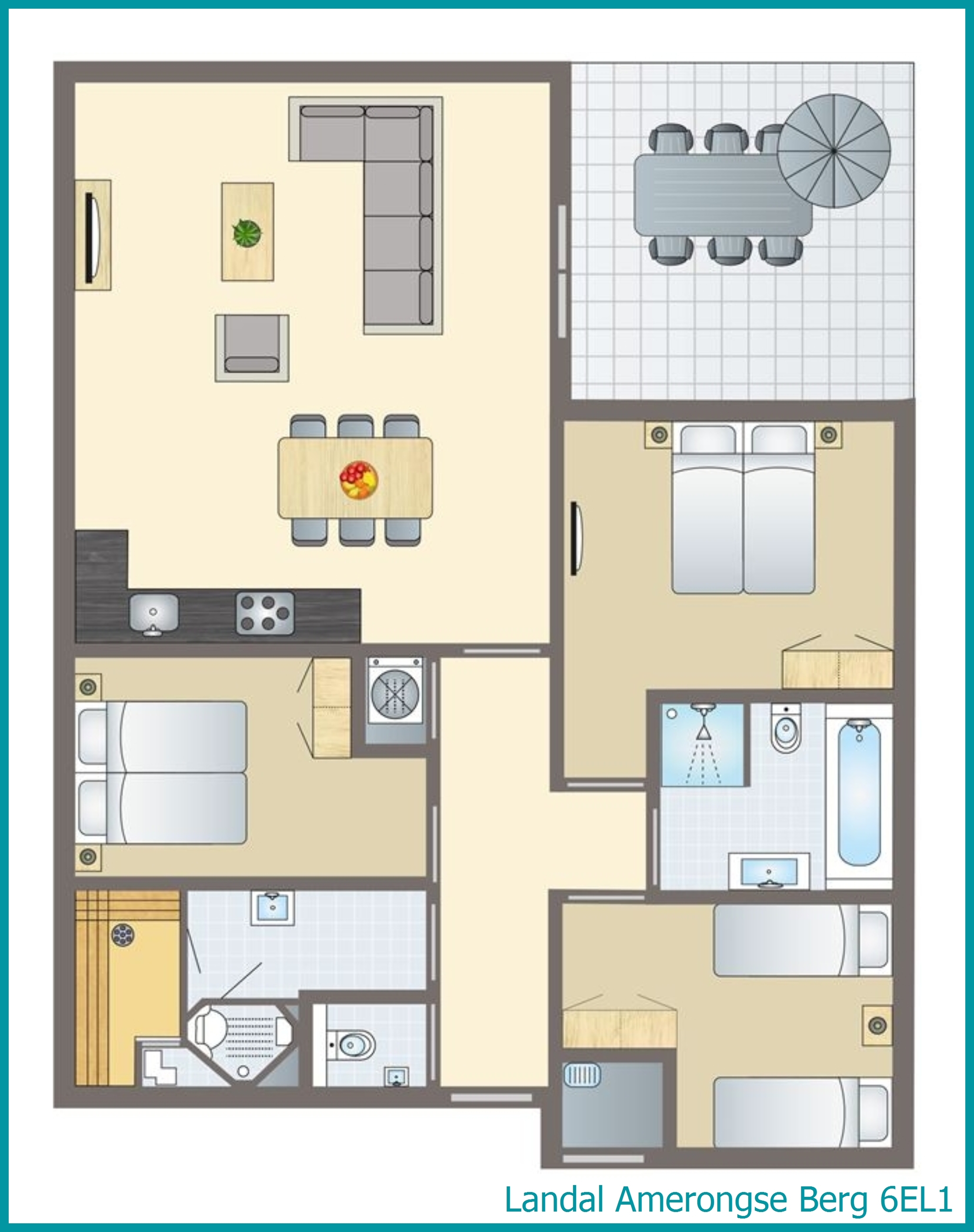 6-persoons woning 6EL1 in Amerongse Berg