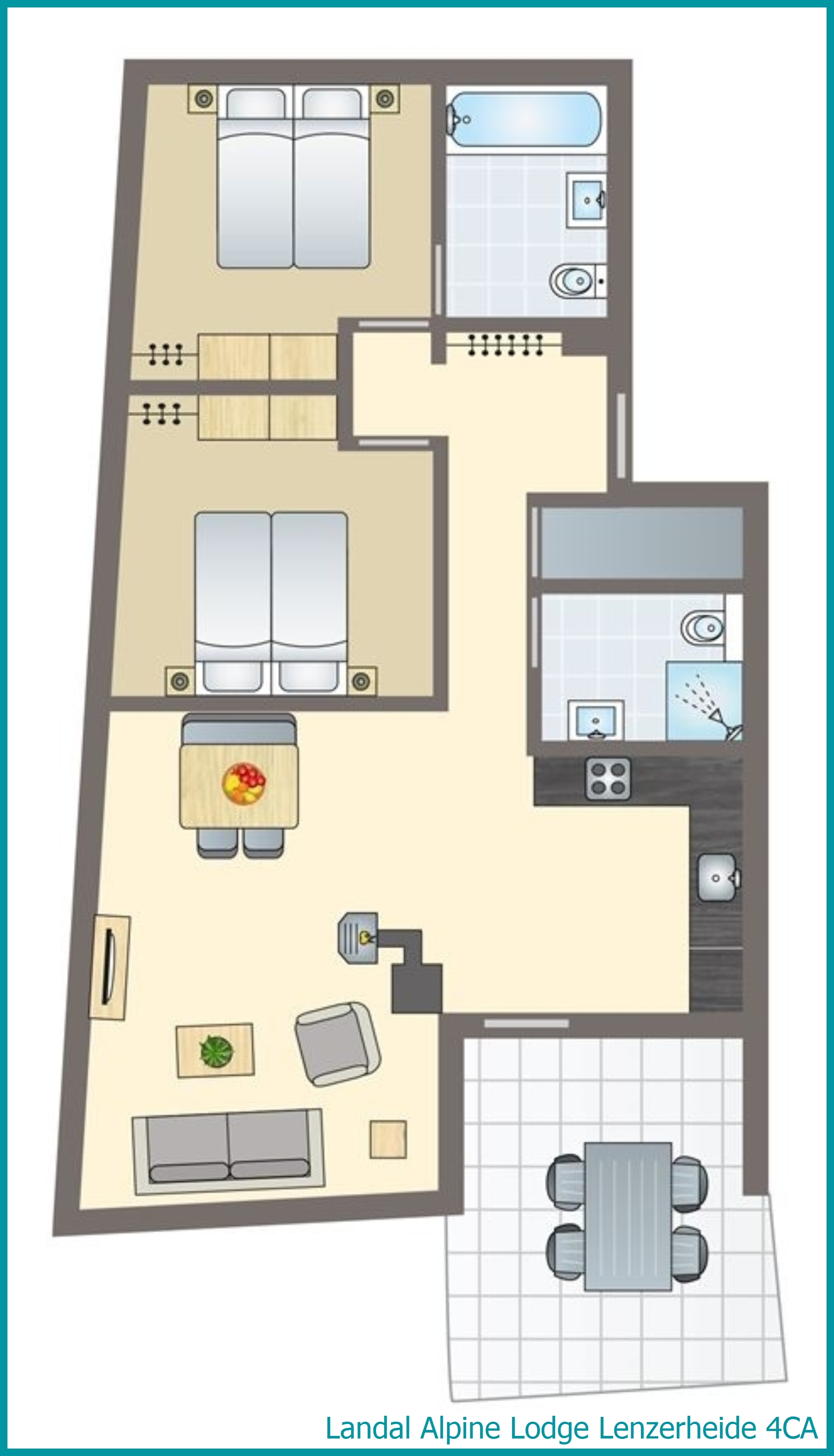 4-persoons appartement 4CA in Alpine Lodge Lenzerheide