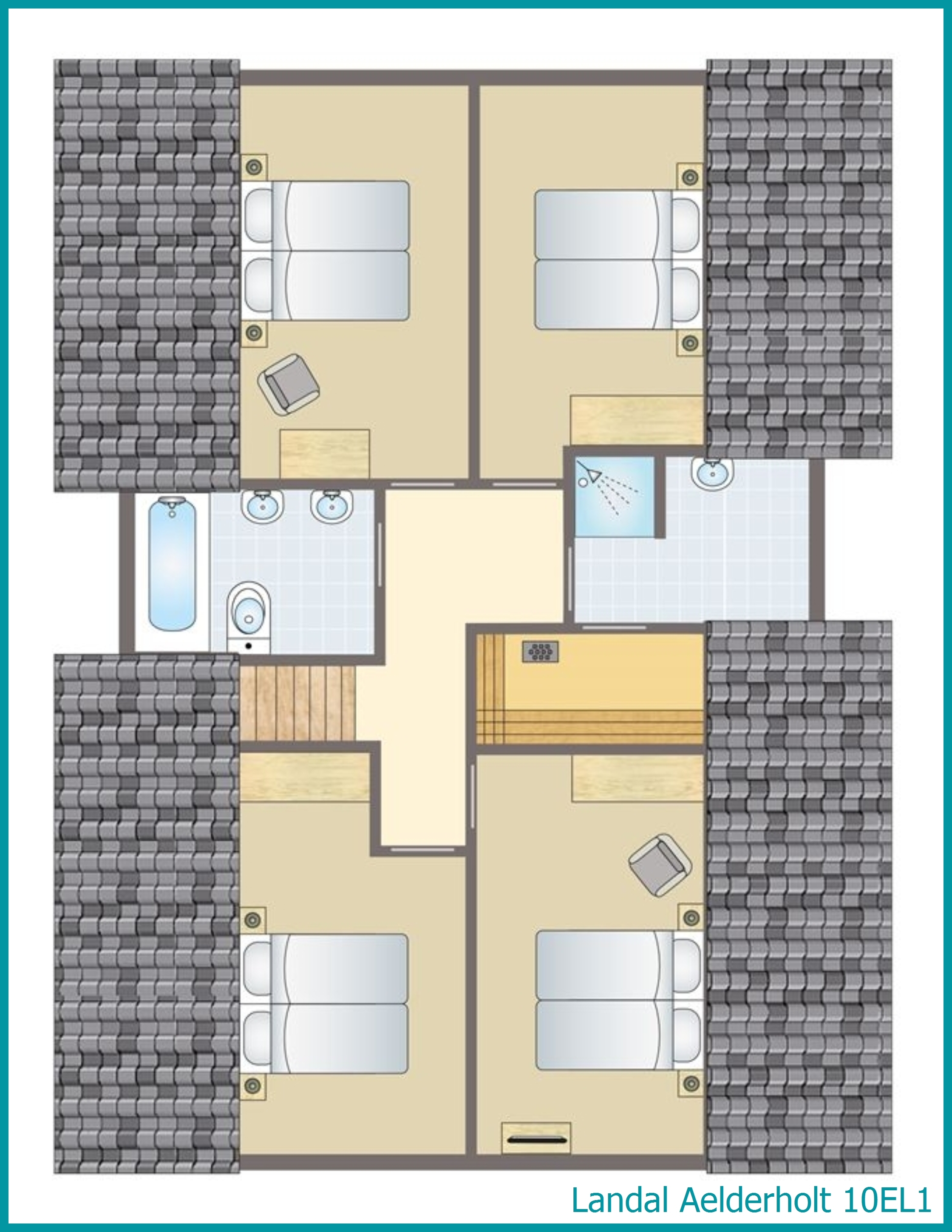 10-persoons bungalow 10EL1 in Aelderholt